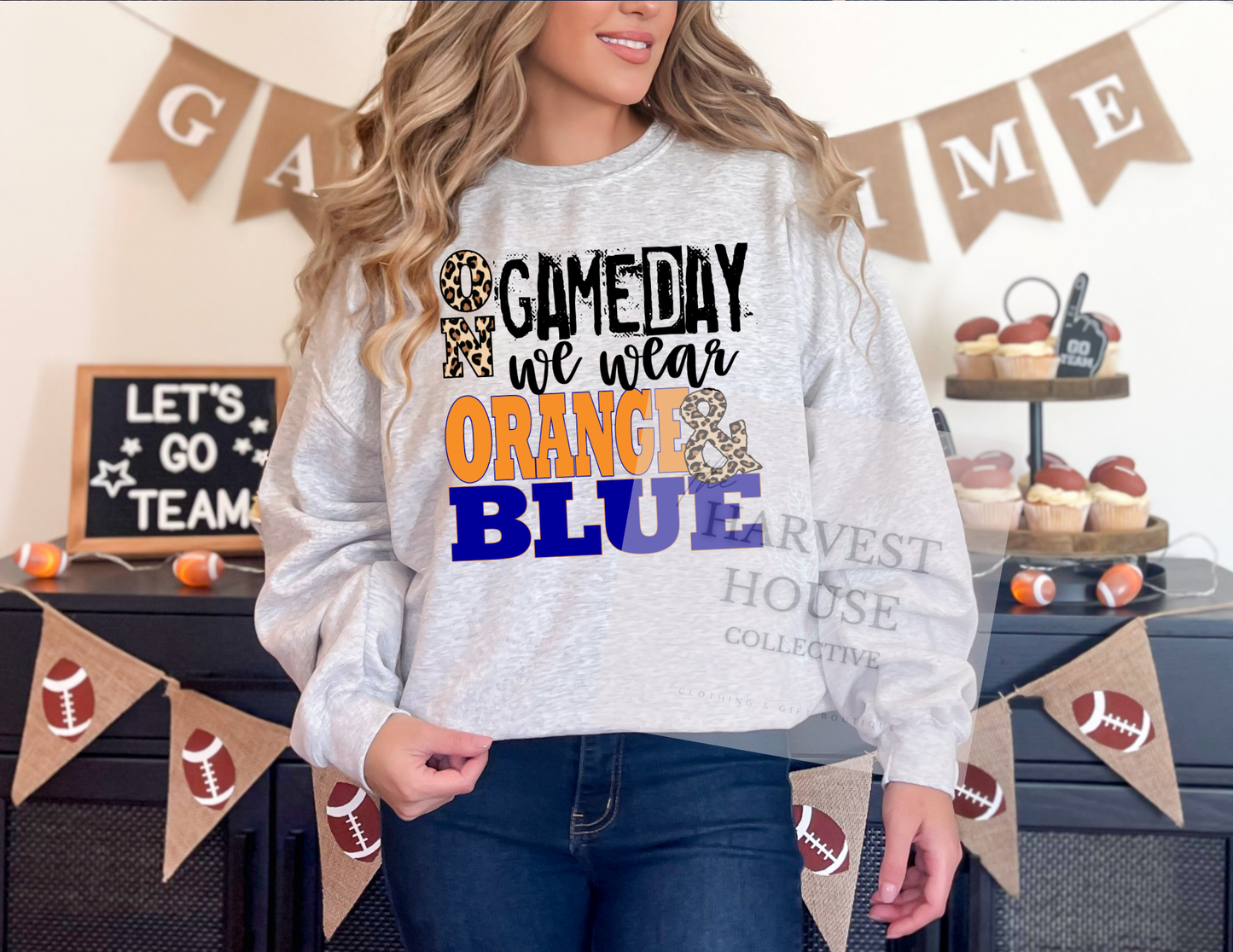On Gameday We Wear Orange and Blue Shirt