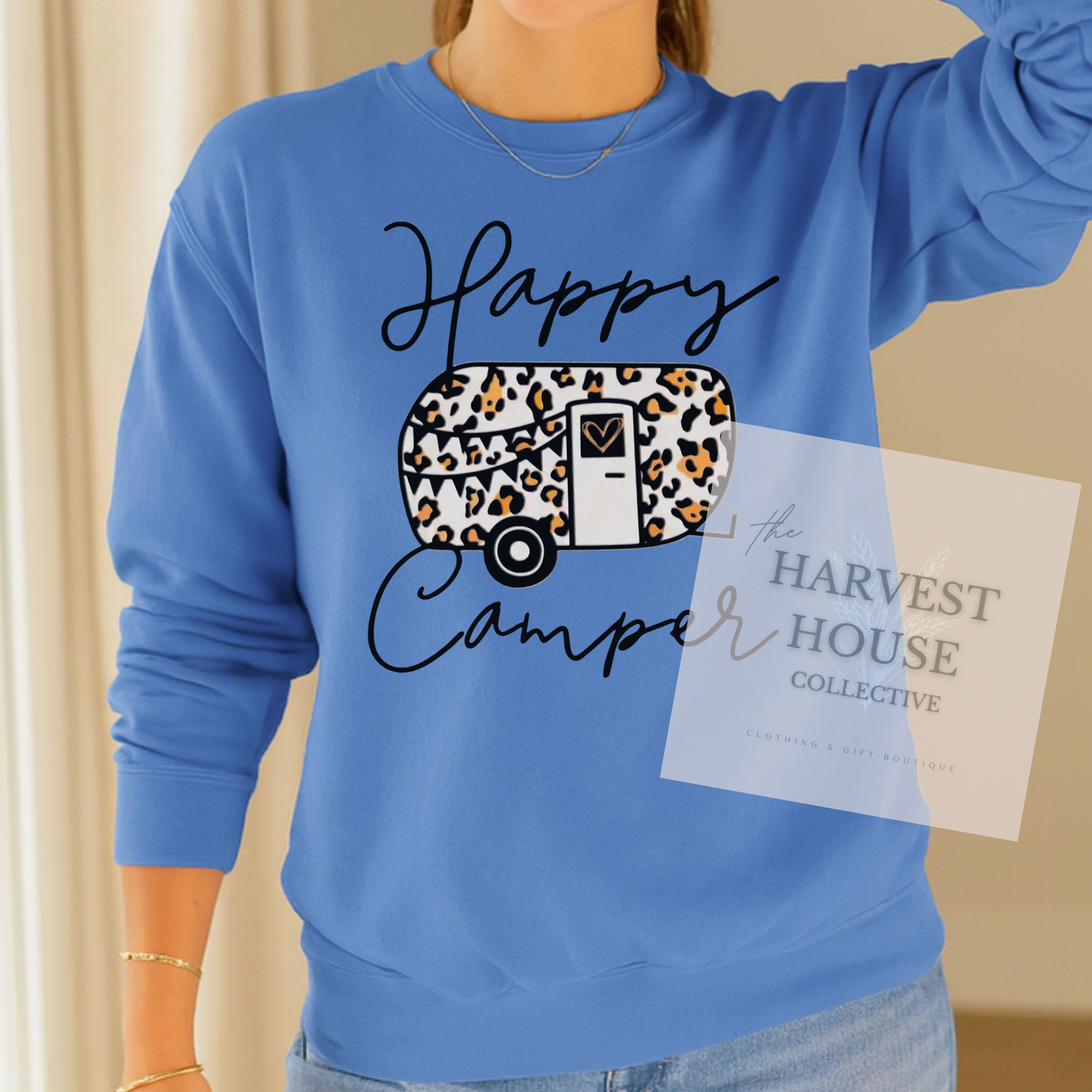 Happy Camper Comfort Color Crewneck