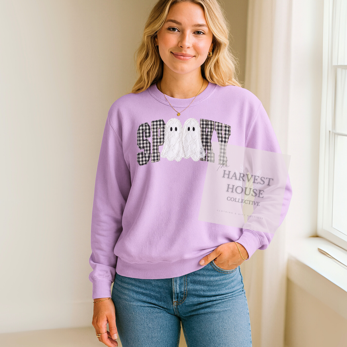 Faux Lace Spooky Shirt