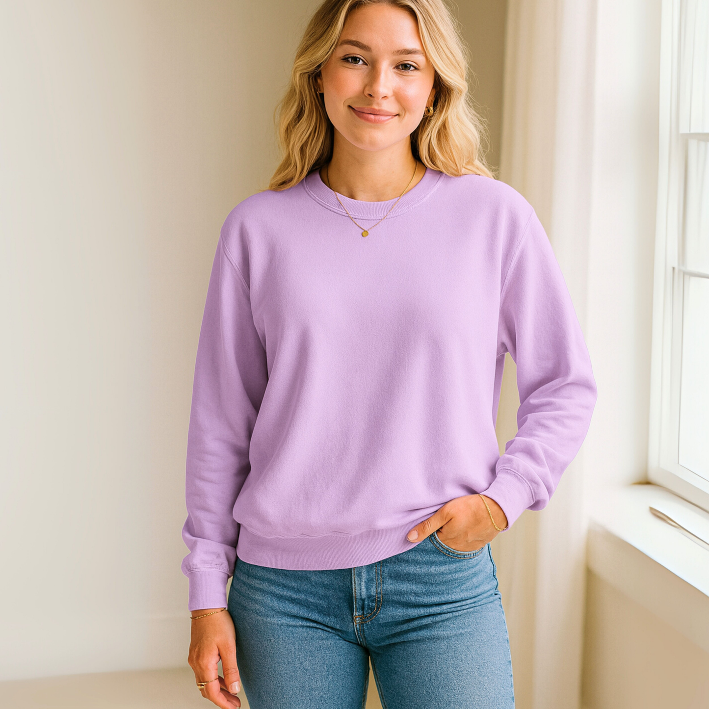Orange Fall Comfort Colors Crewneck