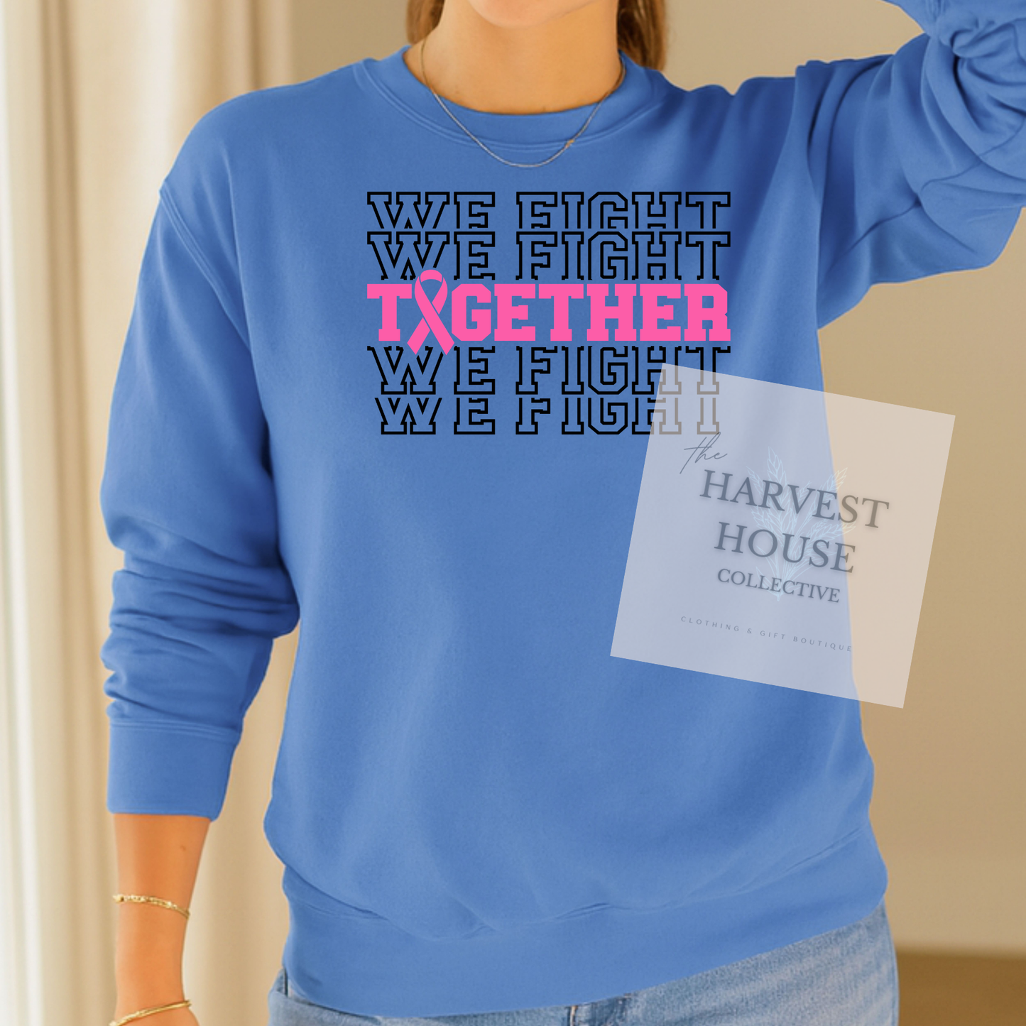 Together We Fight Comfort Color Crewneck