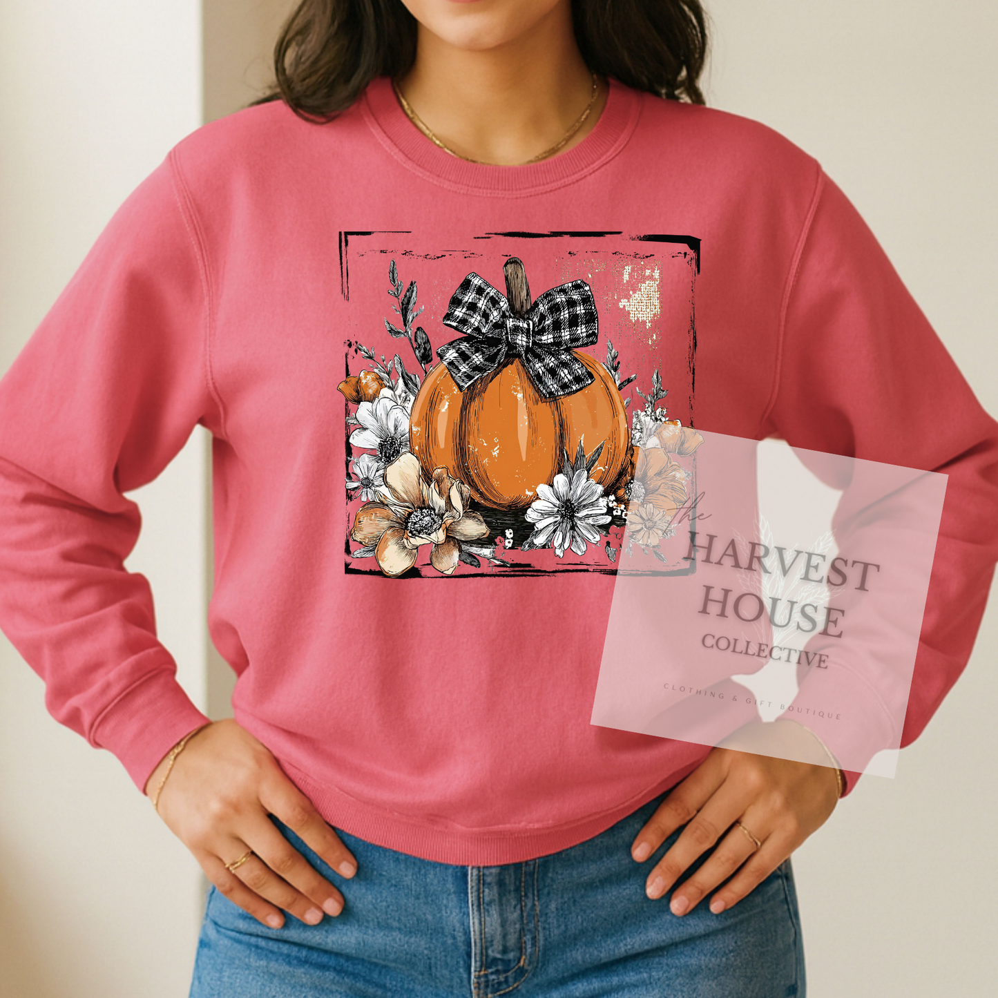 Pretty Fall Pumpkin Crewneck