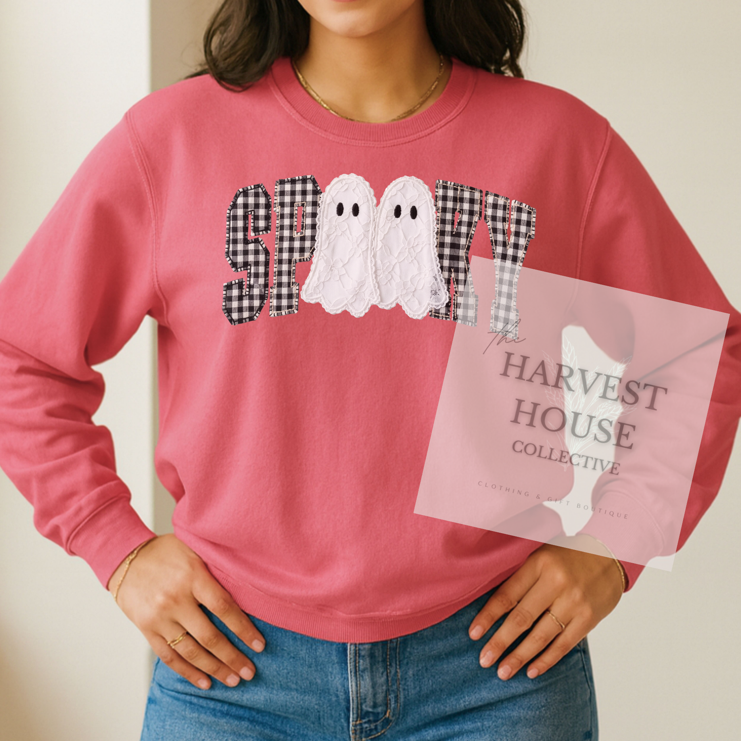 Faux Lace Spooky Shirt