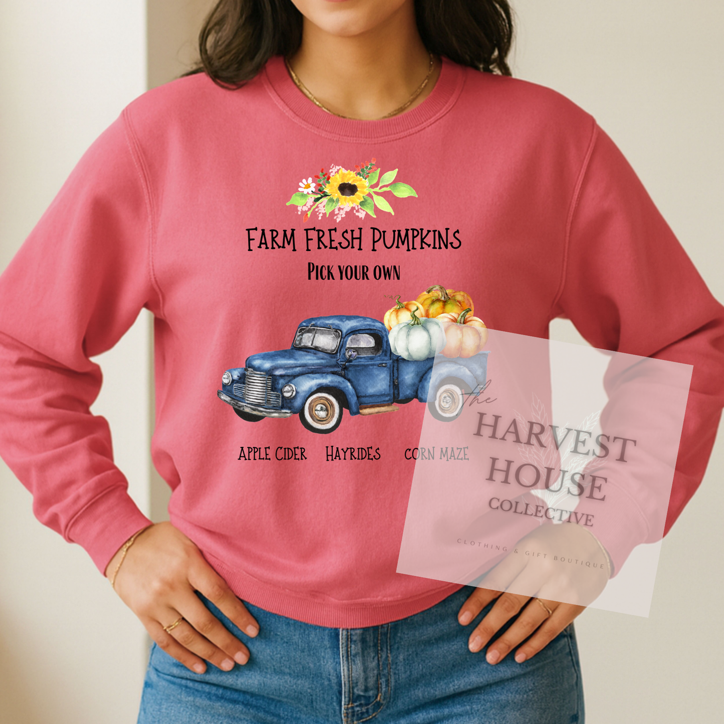 Farm Fresh Pumpkins Crewneck