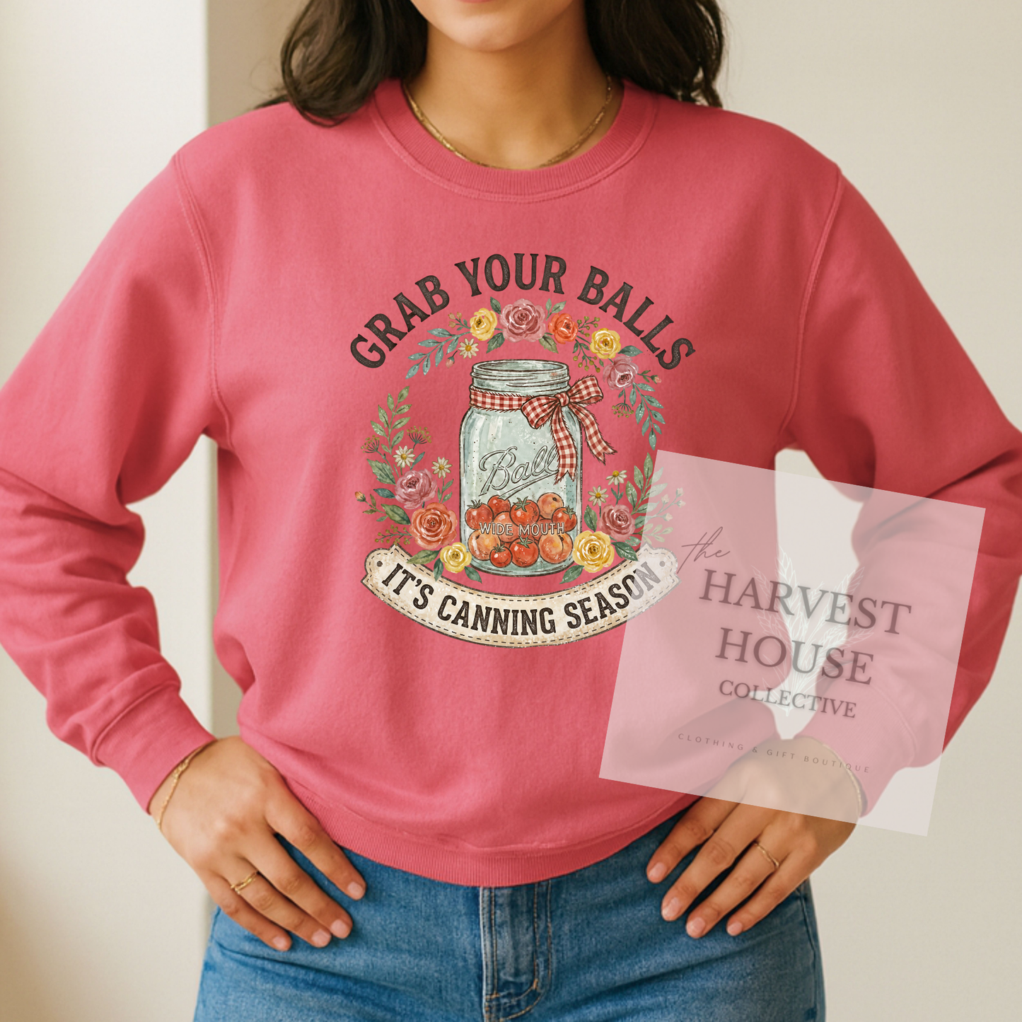Canning Season Comfort Color Crewneck