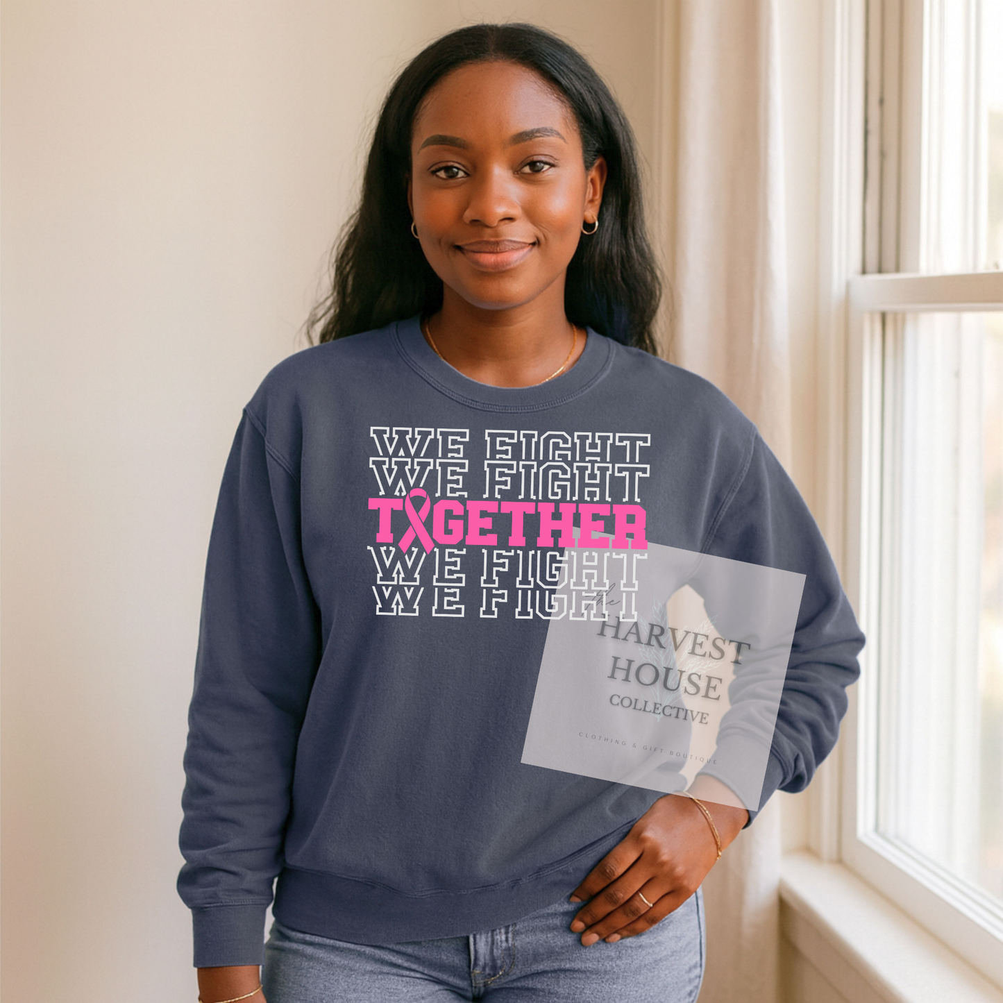 Together We Fight Comfort Color Crewneck