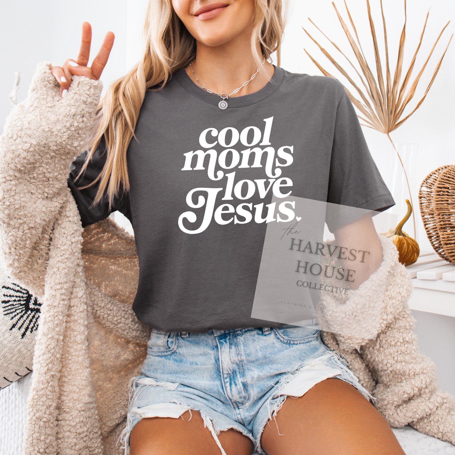 Cool Moms Love Jesus Tee
