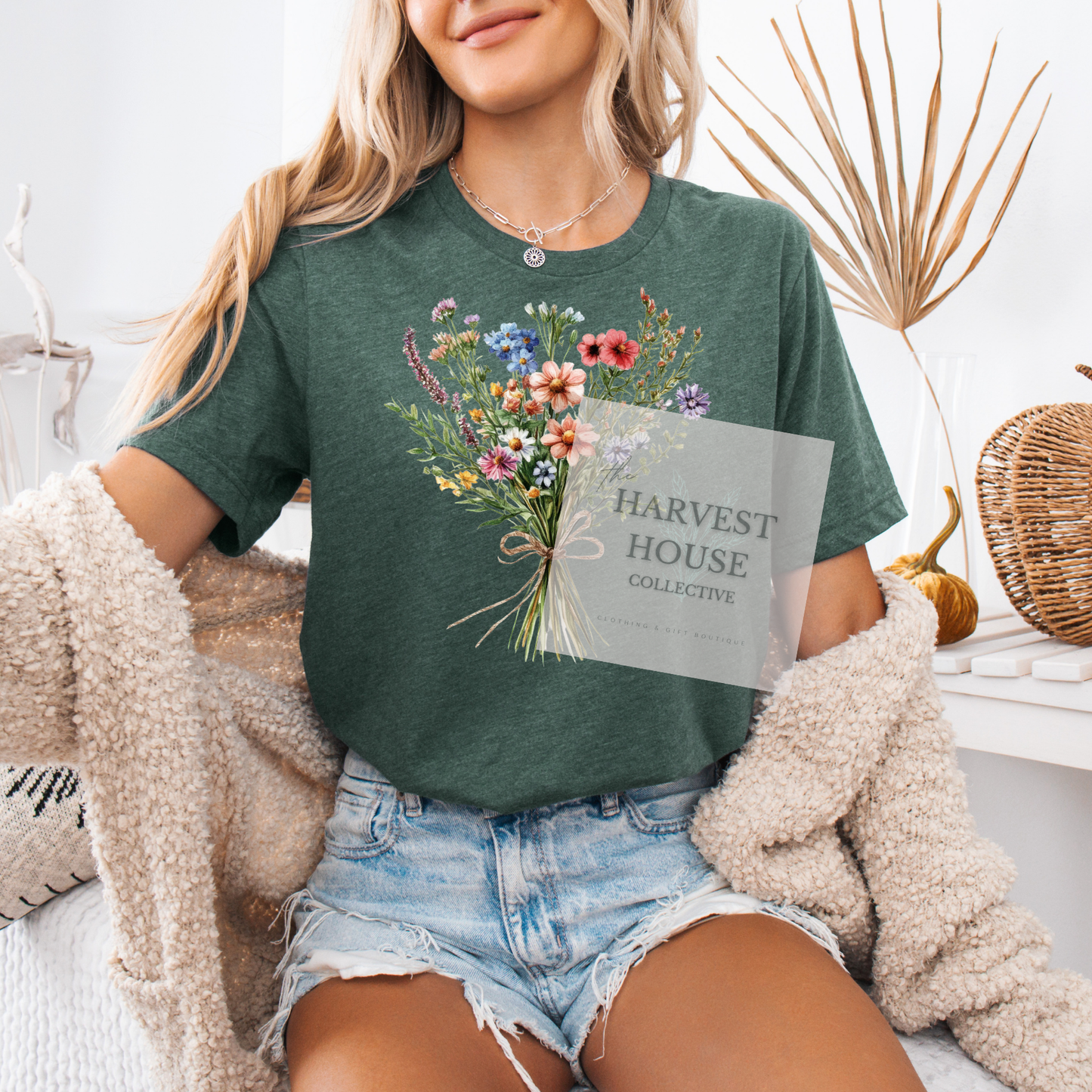 Floral Bouquet Bella Canvas Tee