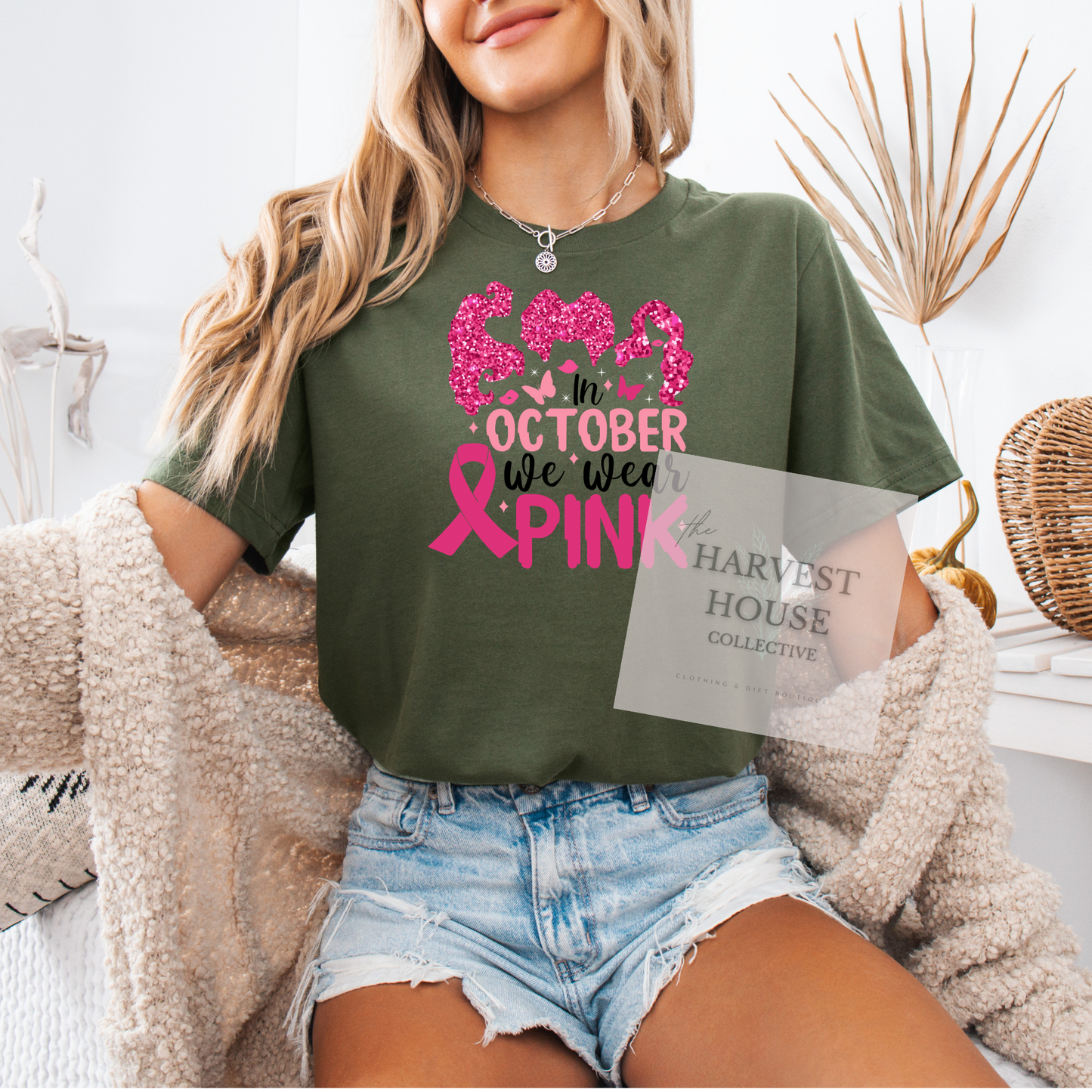 We Wear Pink Bella Canvas Tee