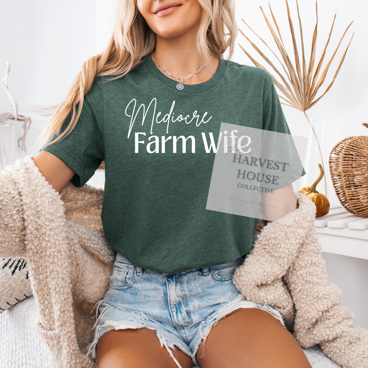 Mediocre Farm Wife Tee
