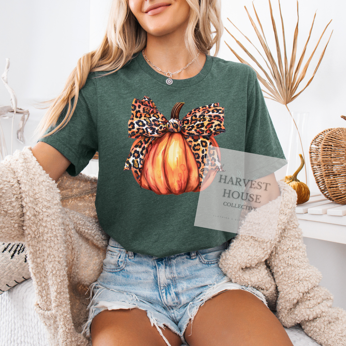 Leopard Pumpkin Tee