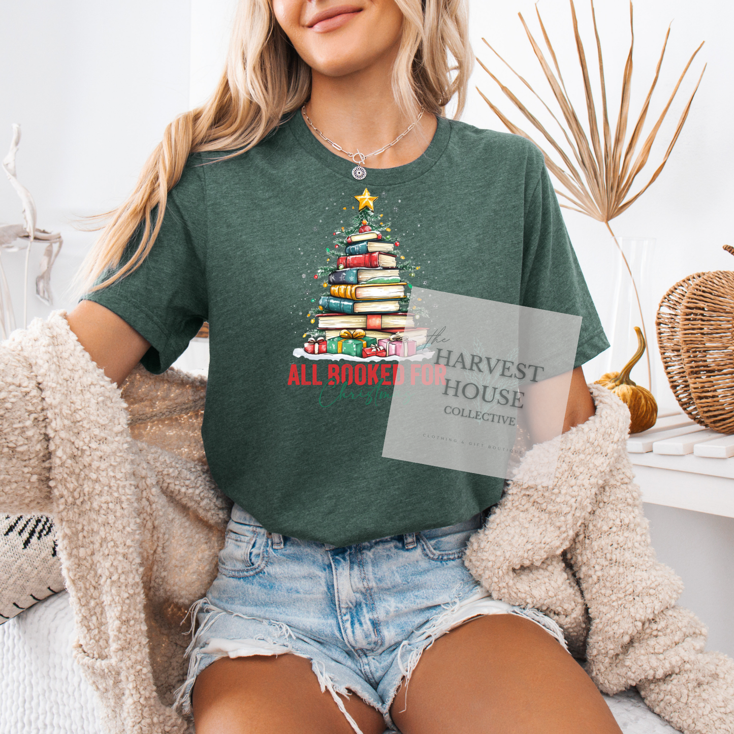 All Booked For Christmas Shirt