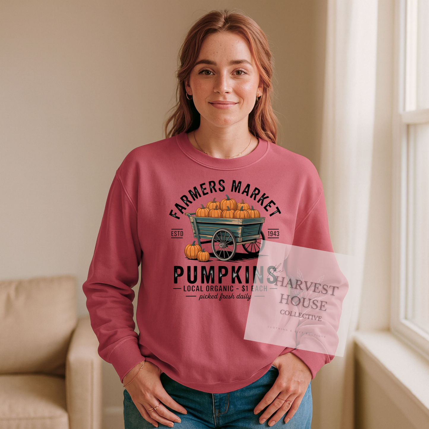 Farmers Market Comfort Colors Crewneck
