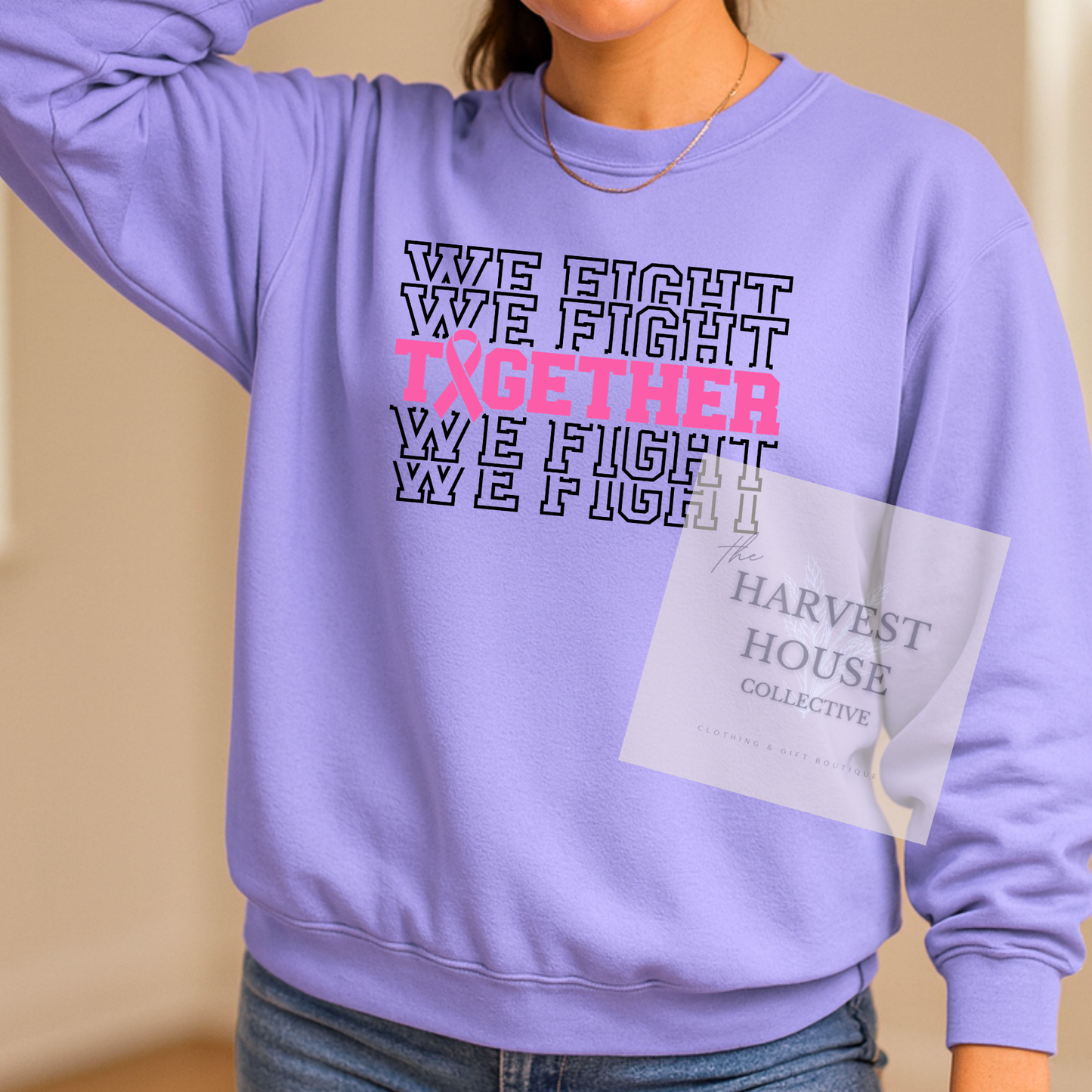 Together We Fight Comfort Color Crewneck