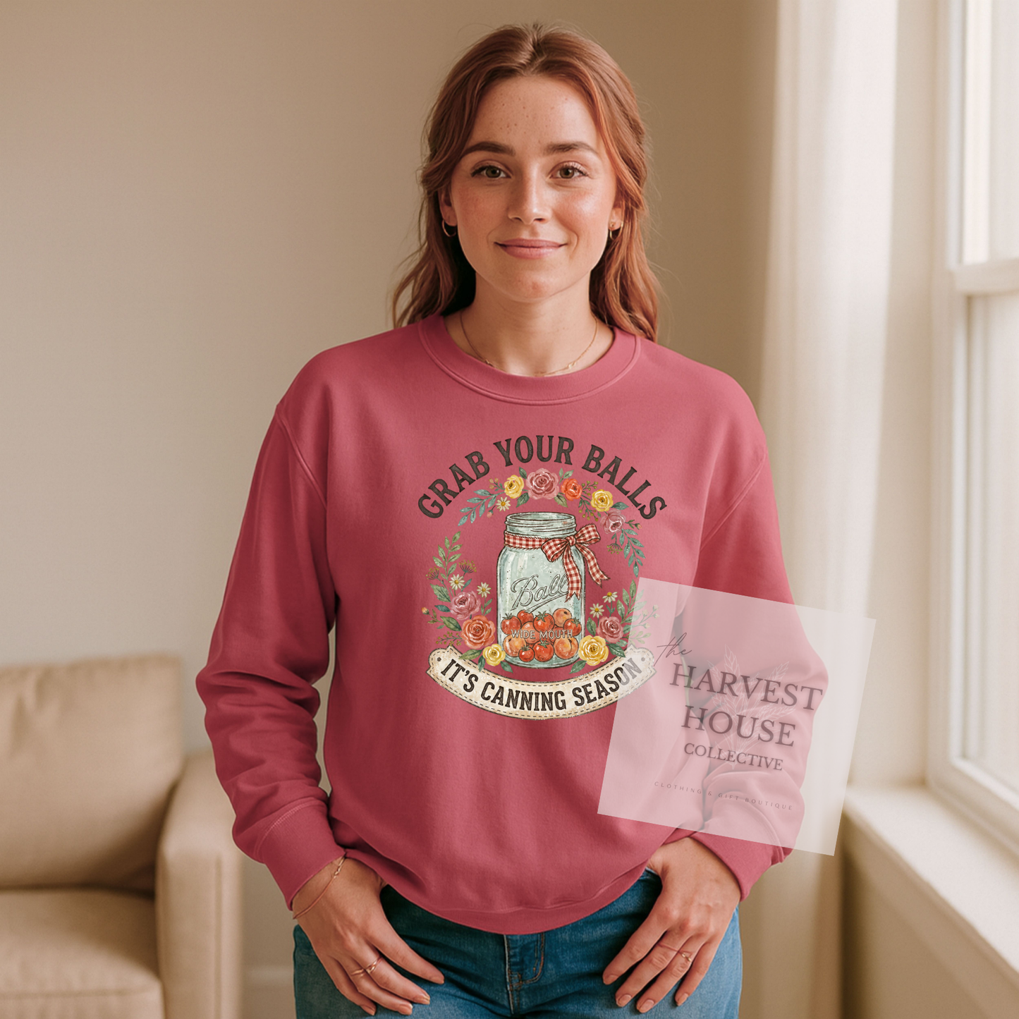 Canning Season Comfort Color Crewneck