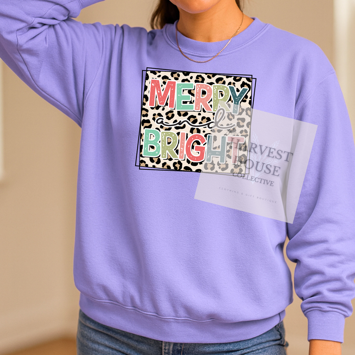 Merry & Bright Crewneck