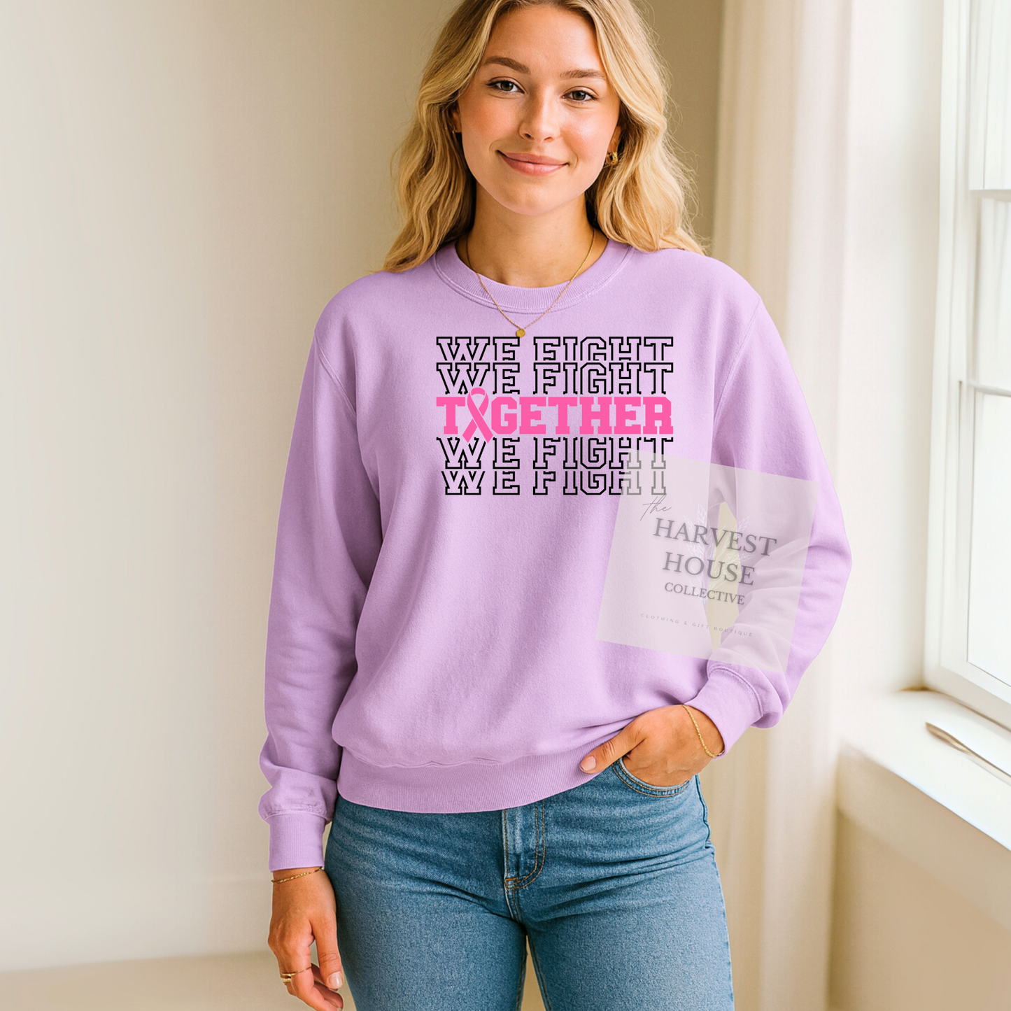 Together We Fight Comfort Color Crewneck