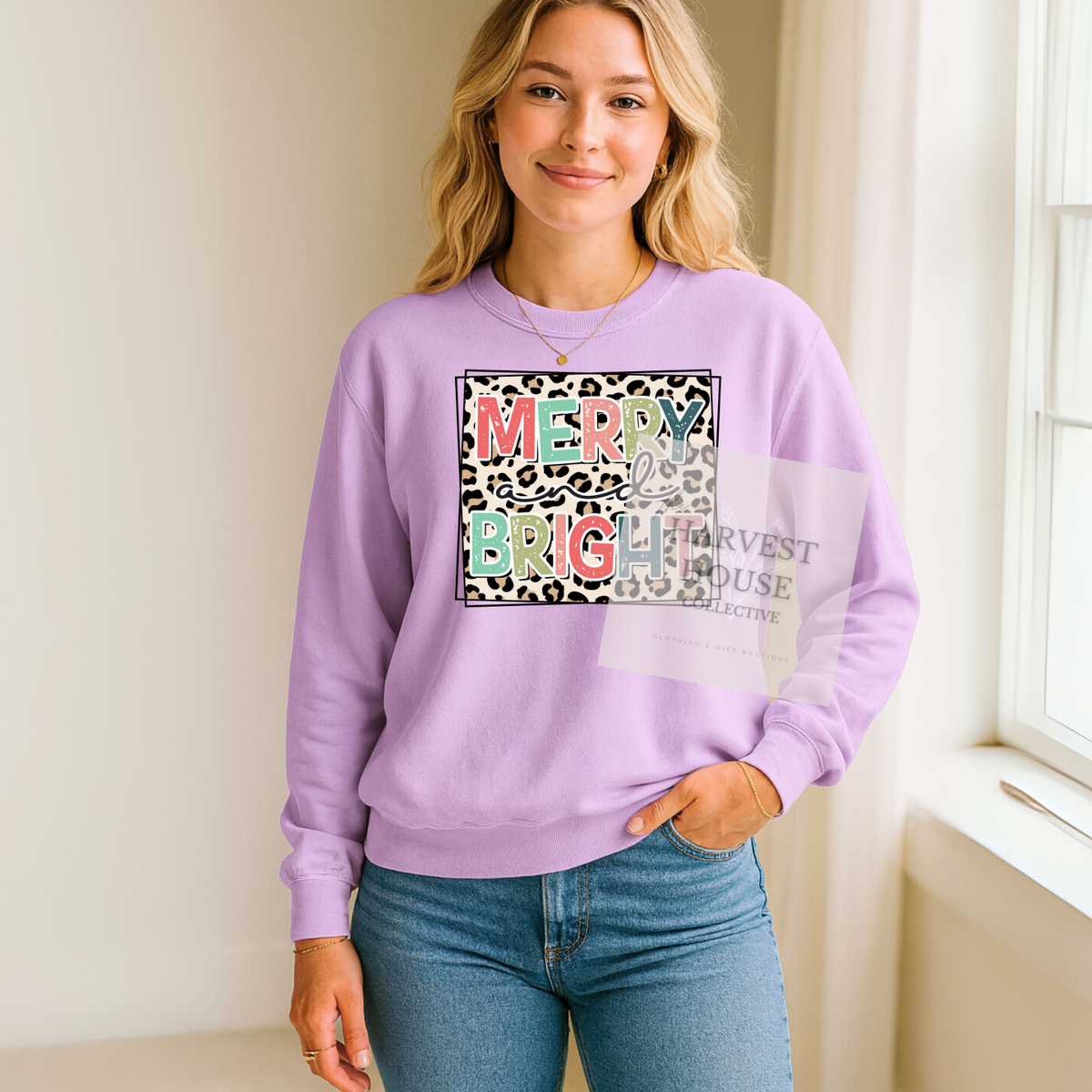 Merry & Bright Crewneck