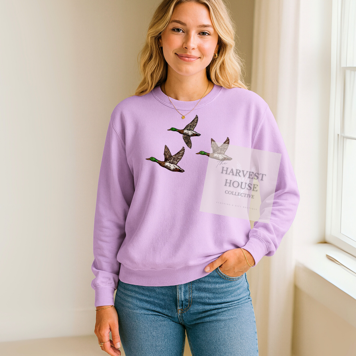Flying Mallard Crewneck