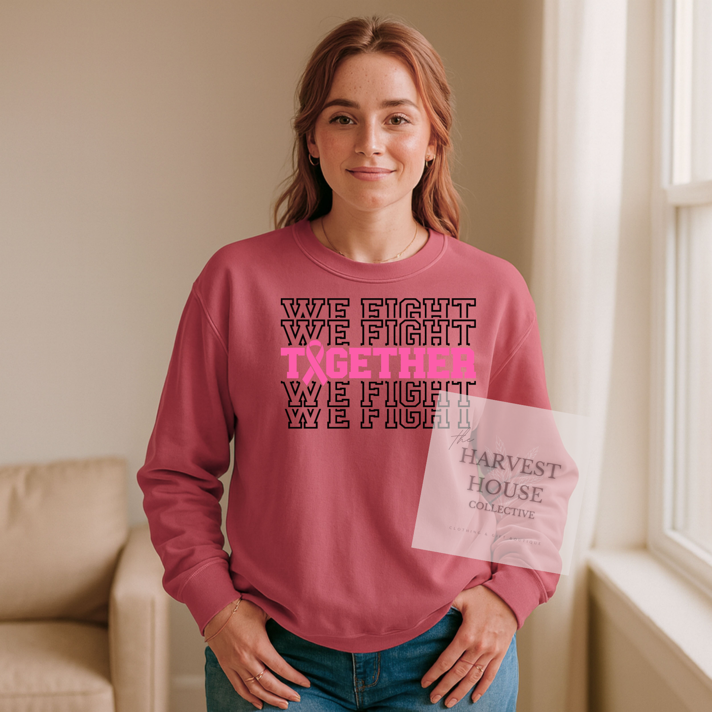 Together We Fight Comfort Color Crewneck