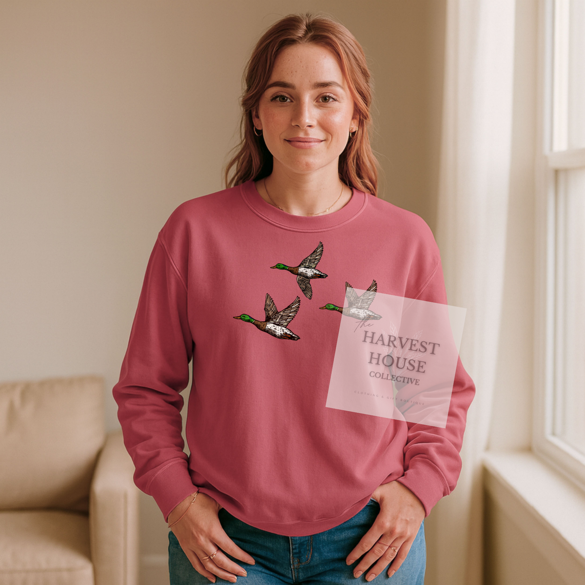 Flying Mallard Crewneck