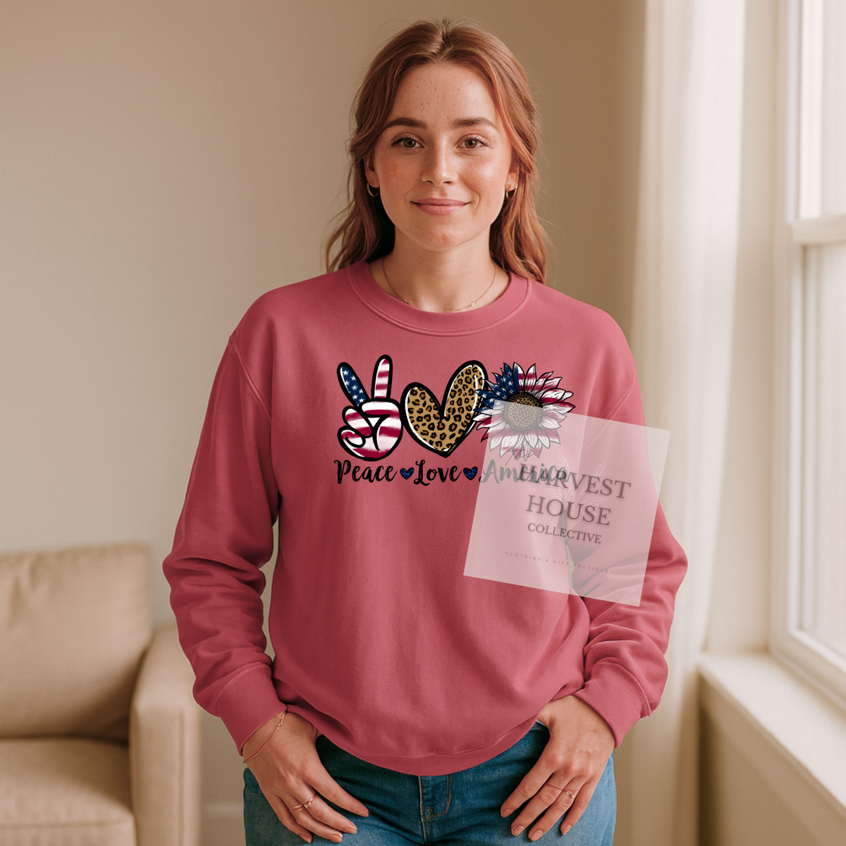 Peace Love America Shirt