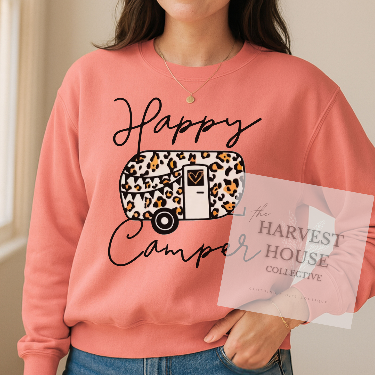 Happy Camper Comfort Color Crewneck