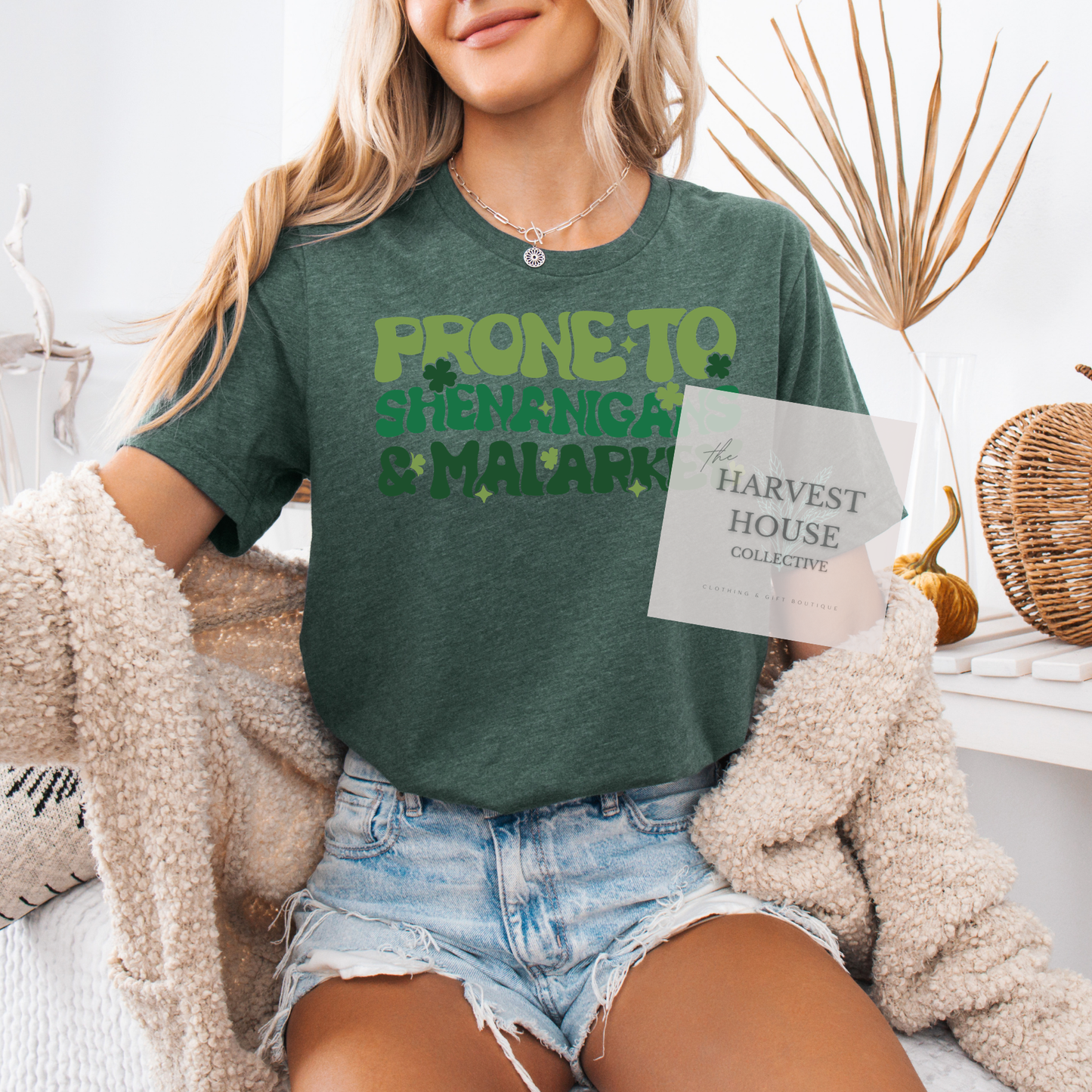Prone To Shenanigans And Malarky Bella Canvas Tee