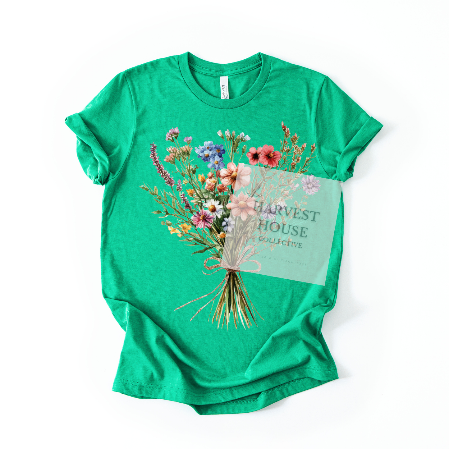 Floral Bouquet Bella Canvas Tee