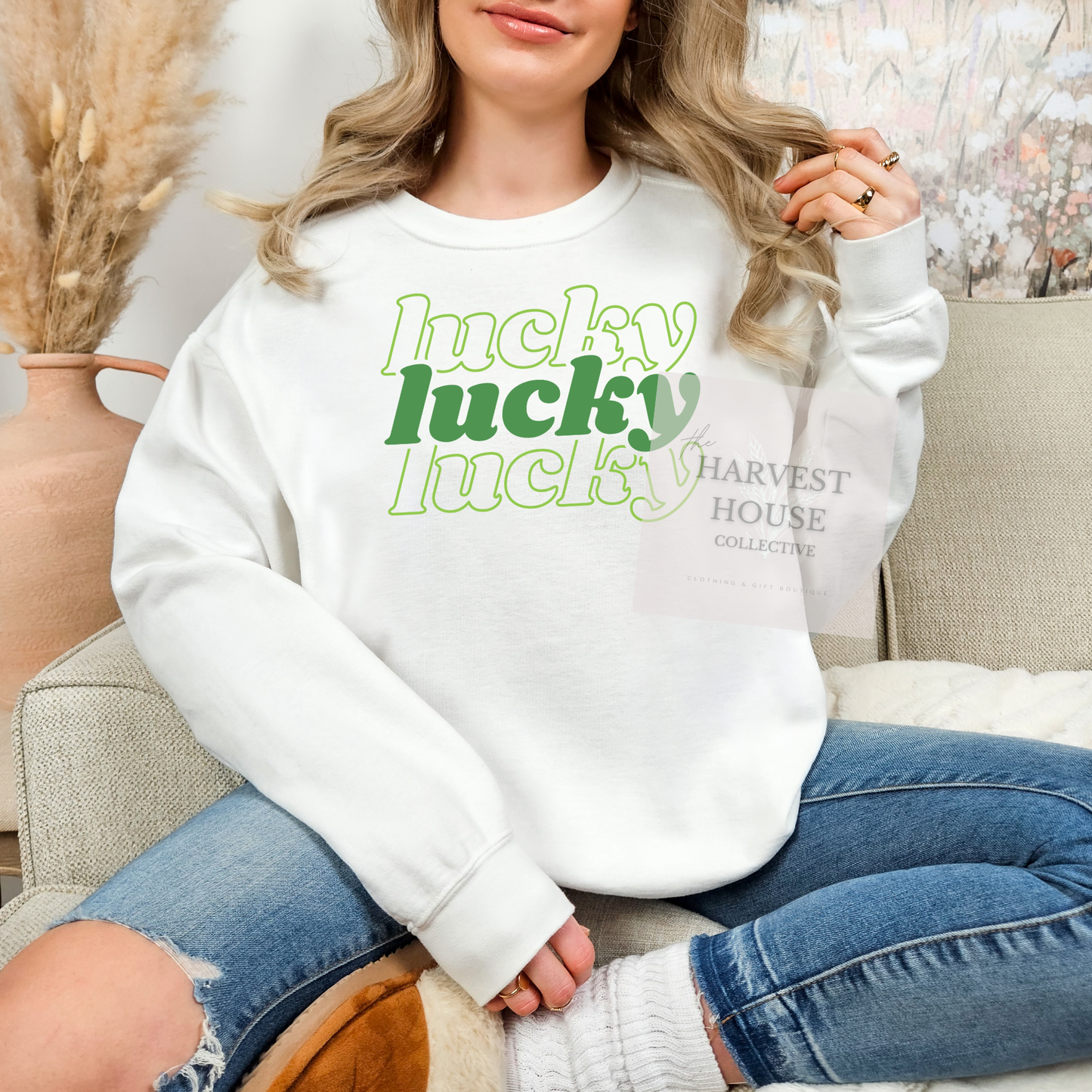 Lucky Comfort Color Crewneck