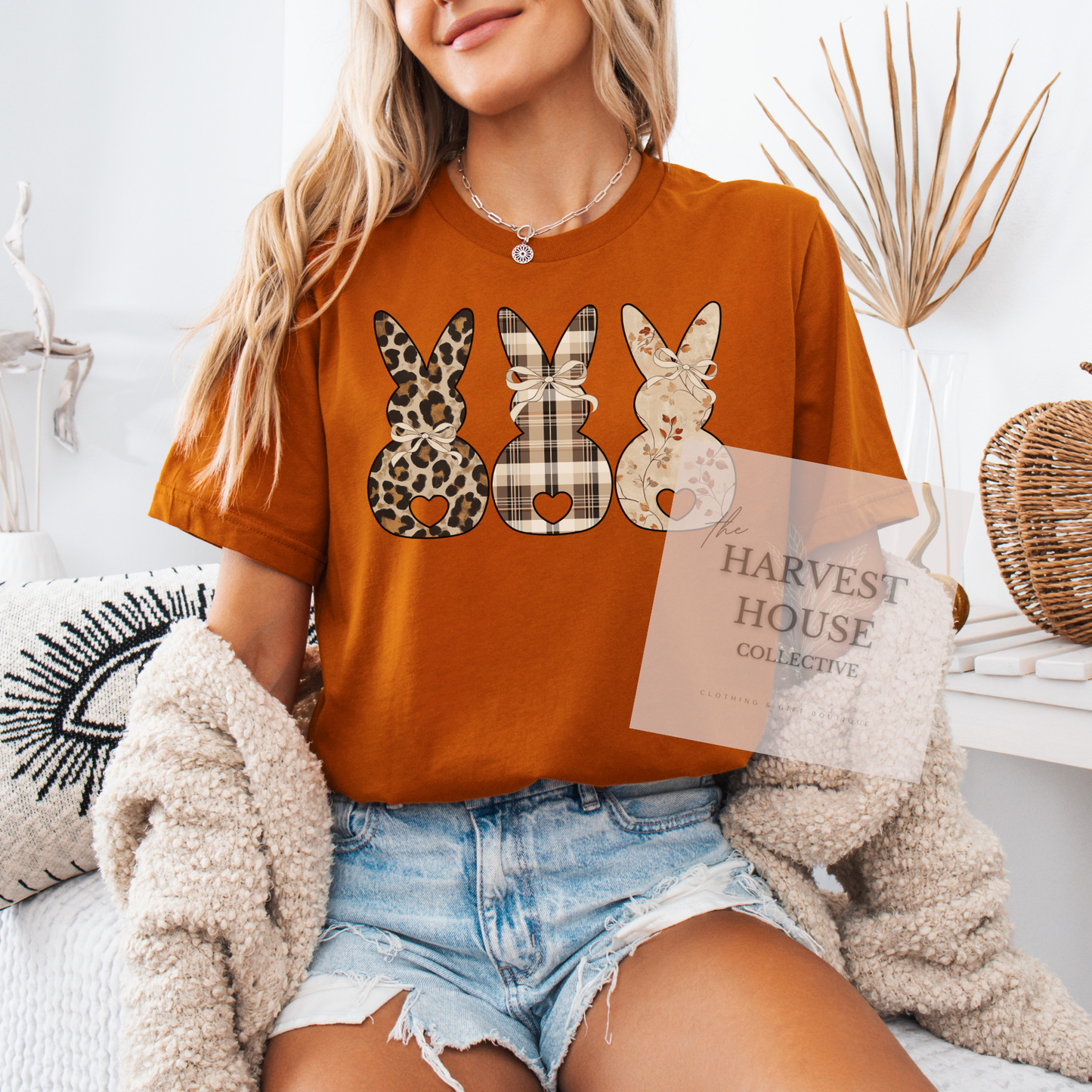 Neutral Bunnies Tee