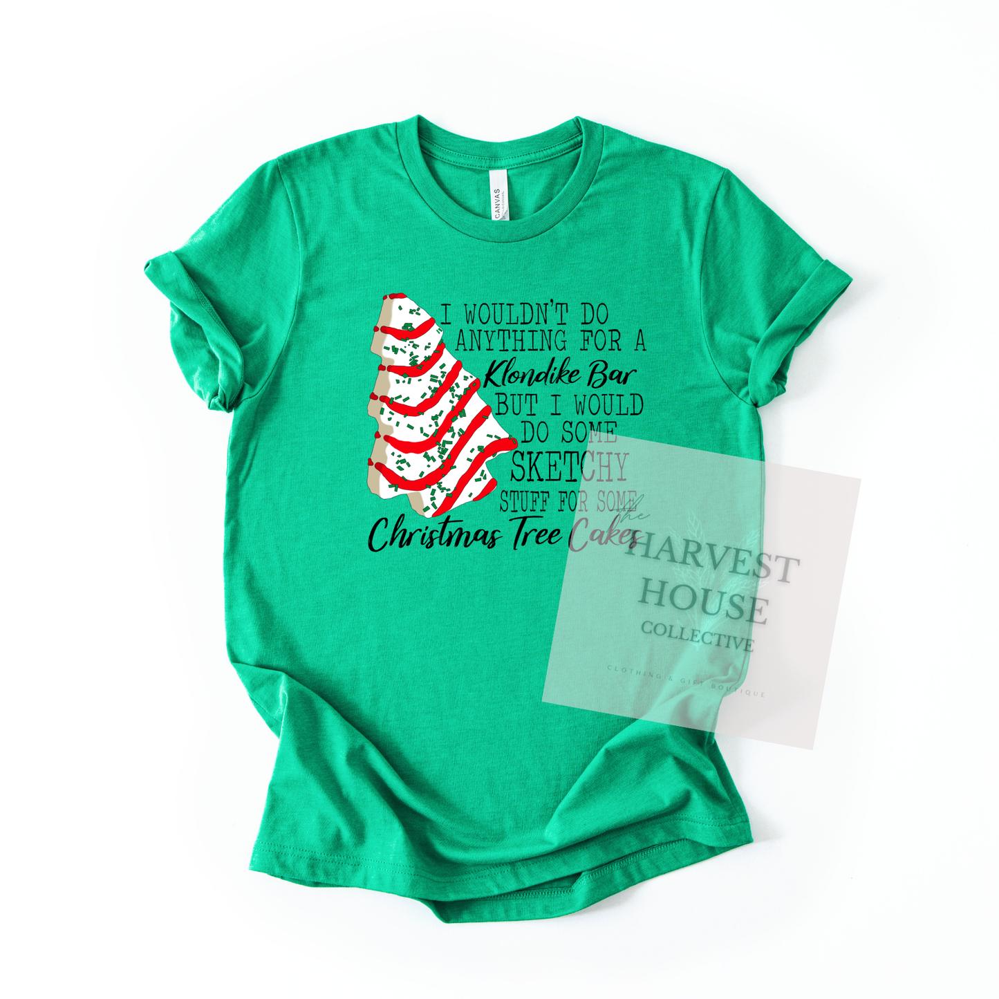 Christmas Tree Cake Bella Canvas Tee