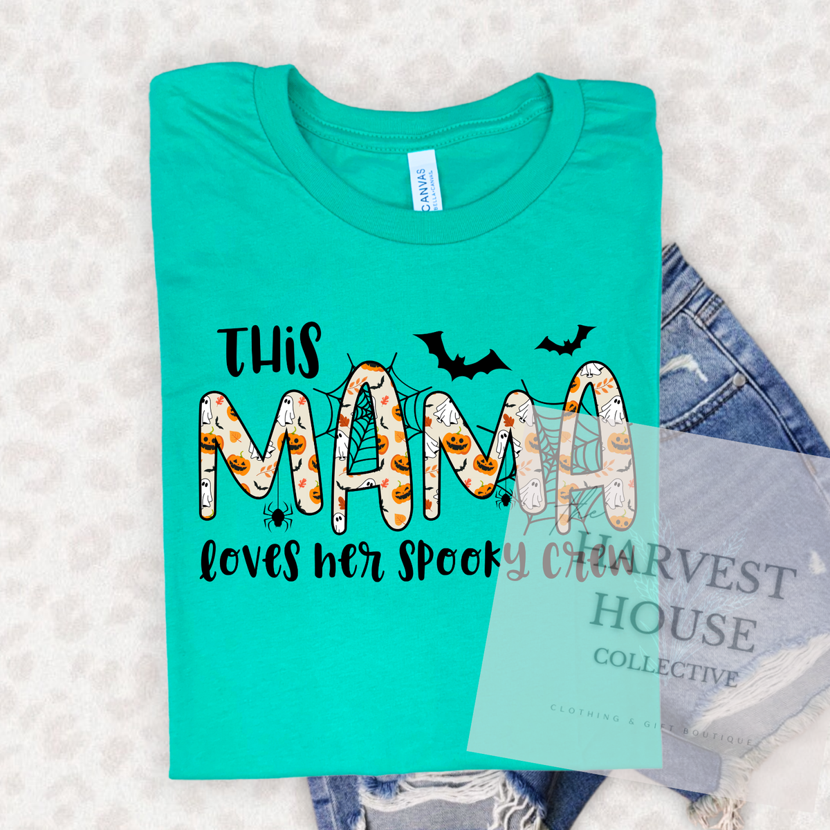 This Mama Loves Her Spooky Crew Tee