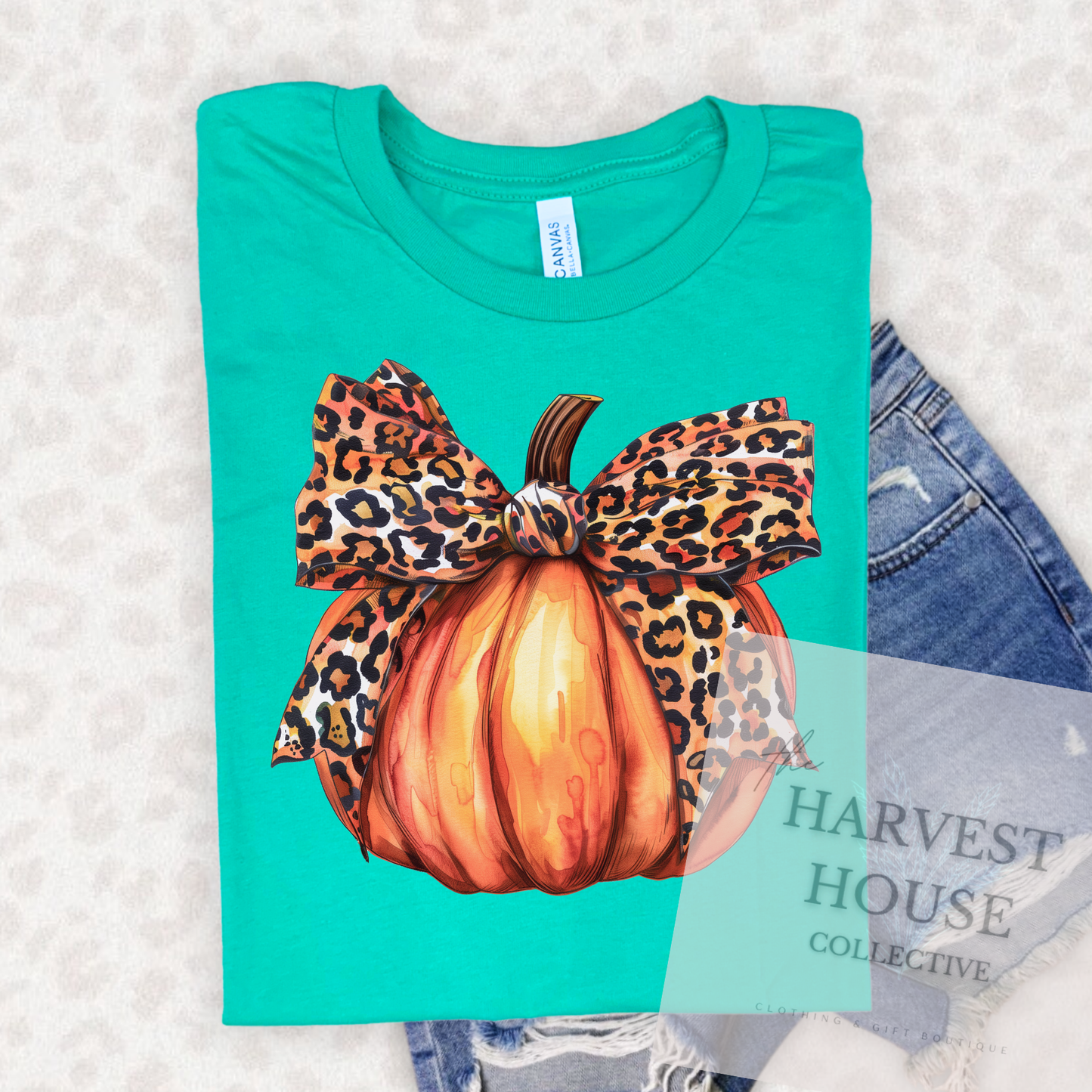 Leopard Pumpkin Tee