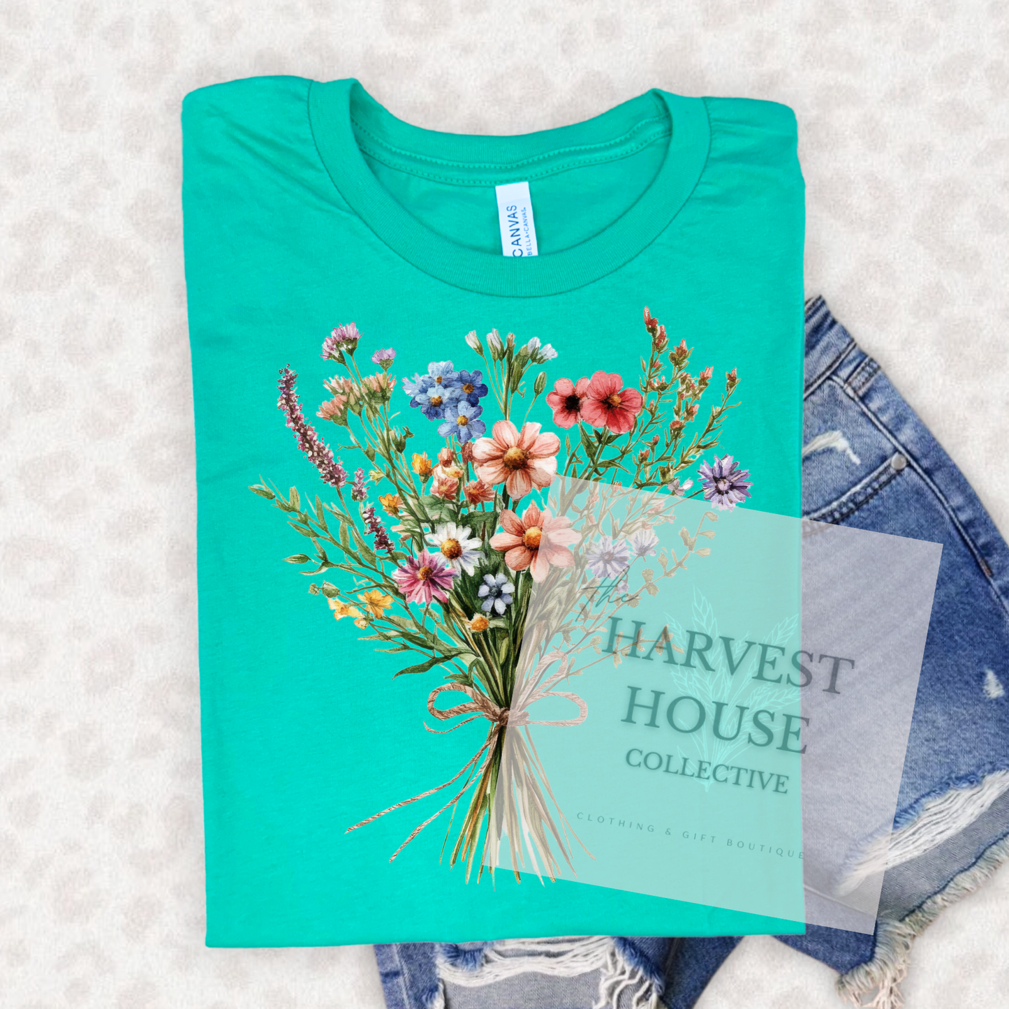 Floral Bouquet Bella Canvas Tee