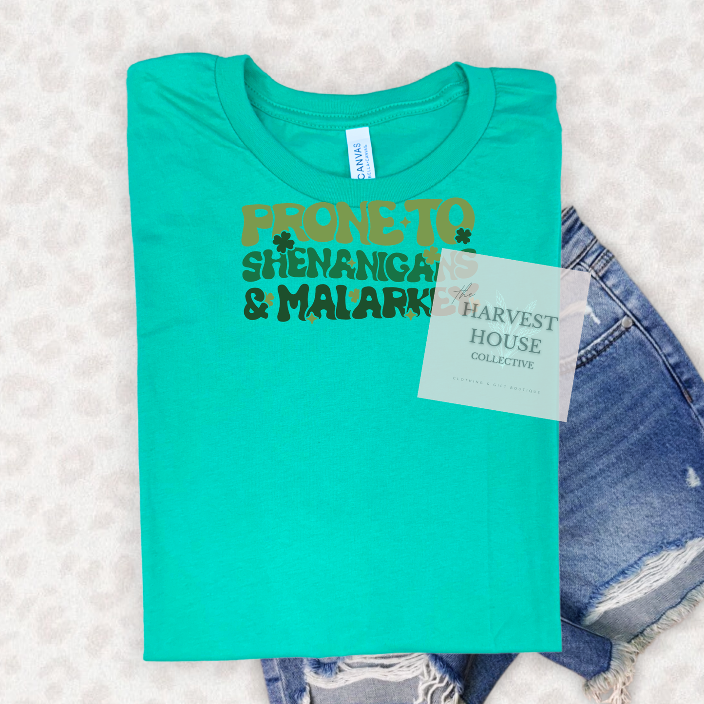 Prone To Shenanigans And Malarky Bella Canvas Tee