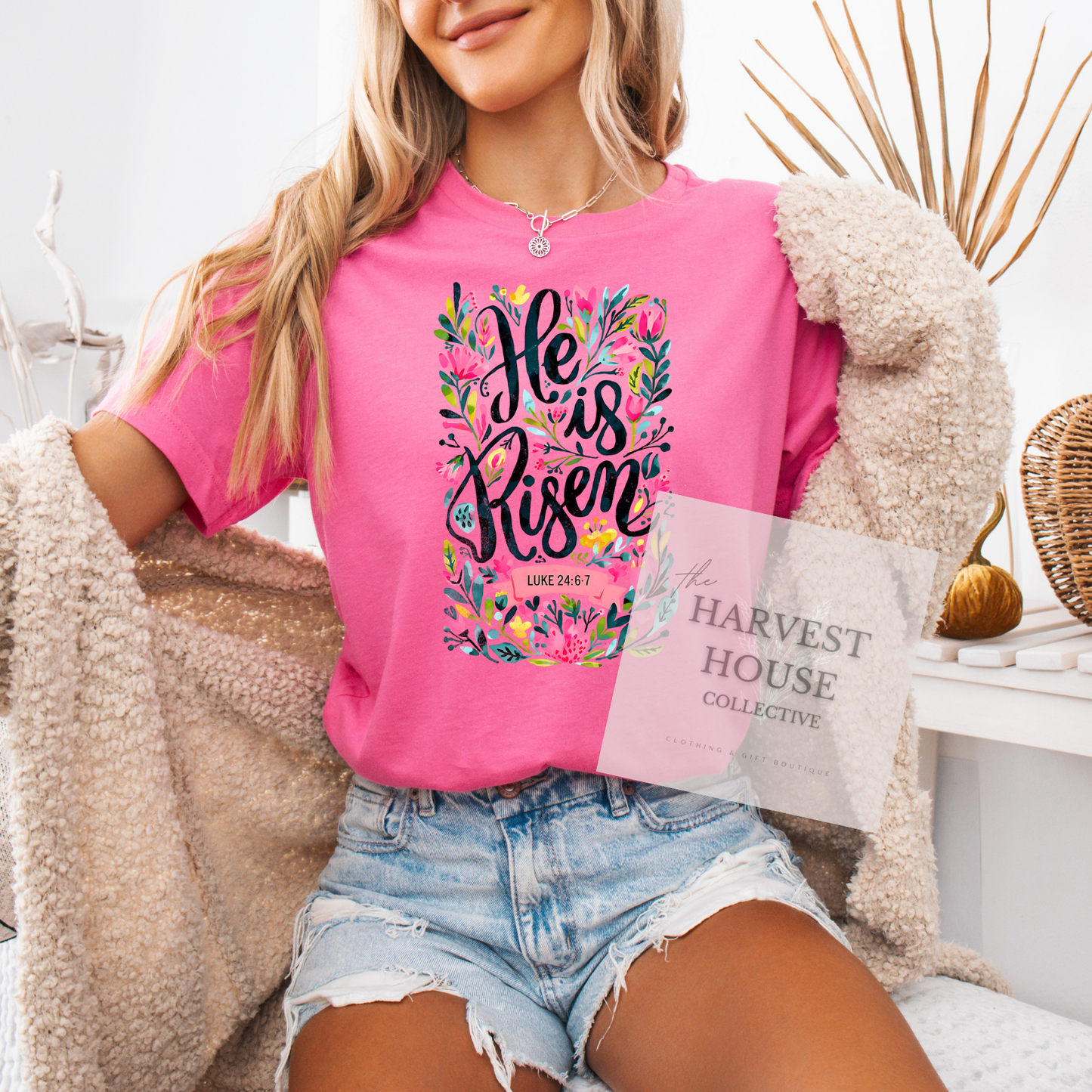 He Is Risen Tee
