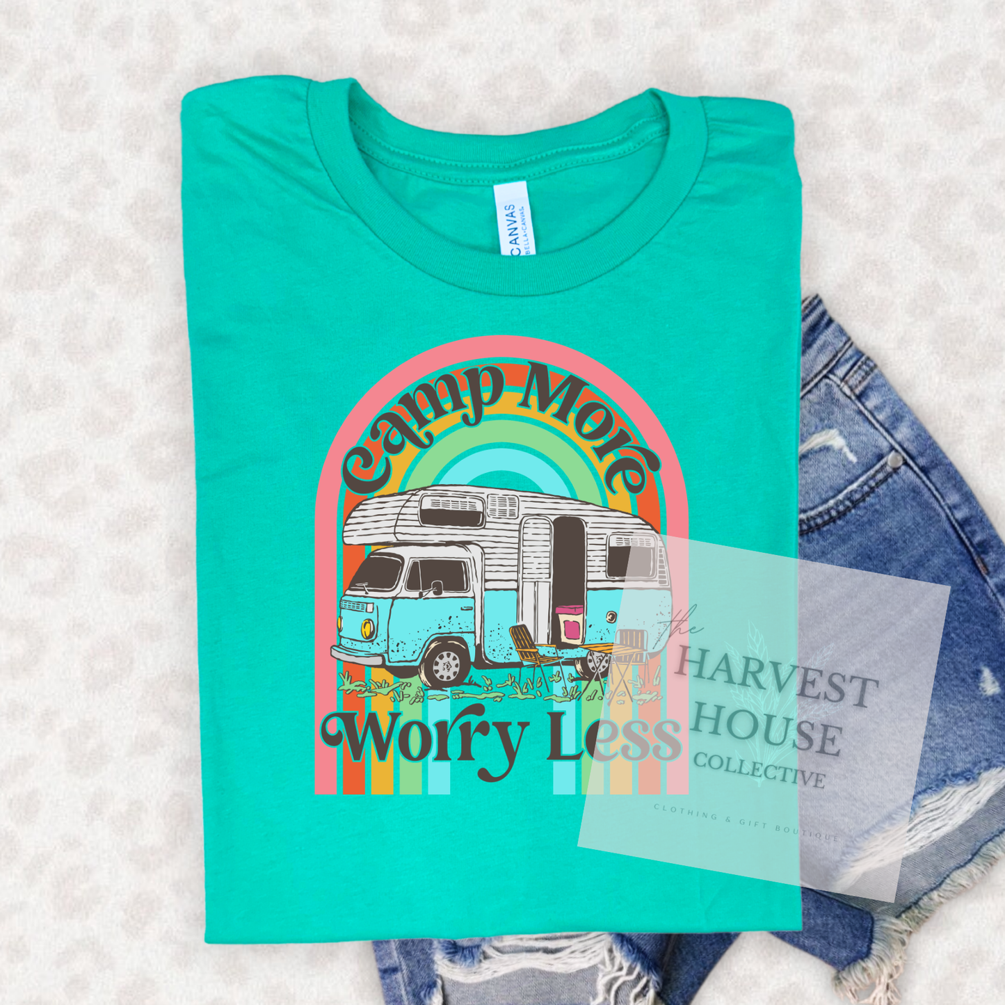 Camp More Worry Less Bella Canvas Tee