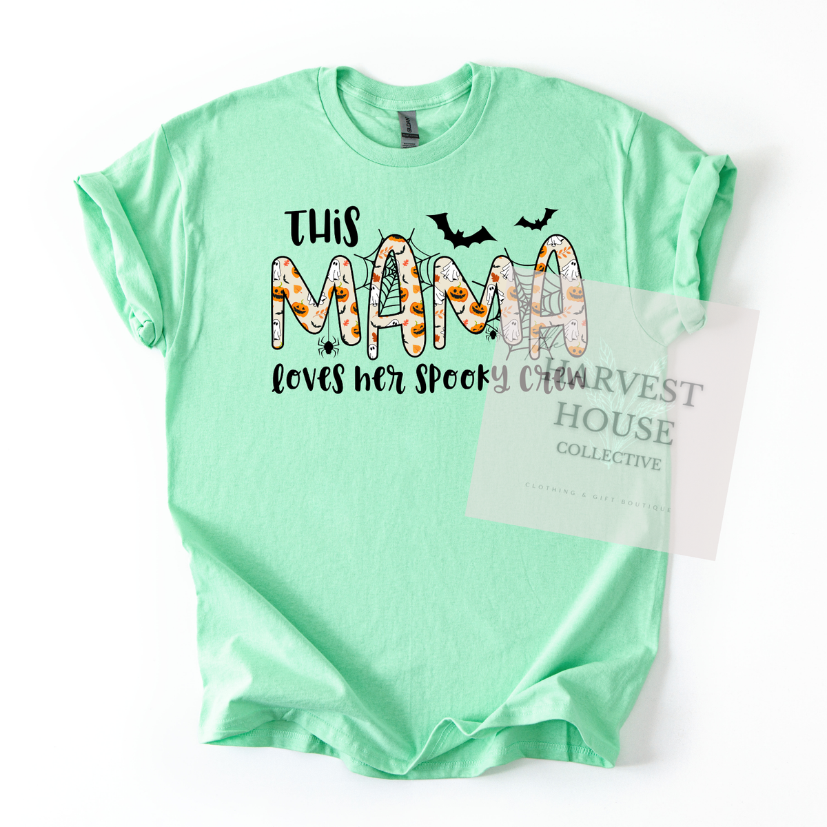 This Mama Loves Her Spooky Crew Tee