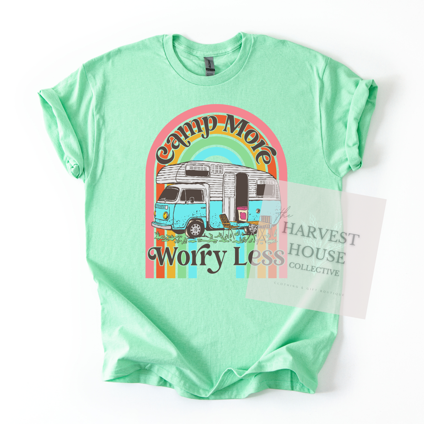 Camp More Worry Less Bella Canvas Tee