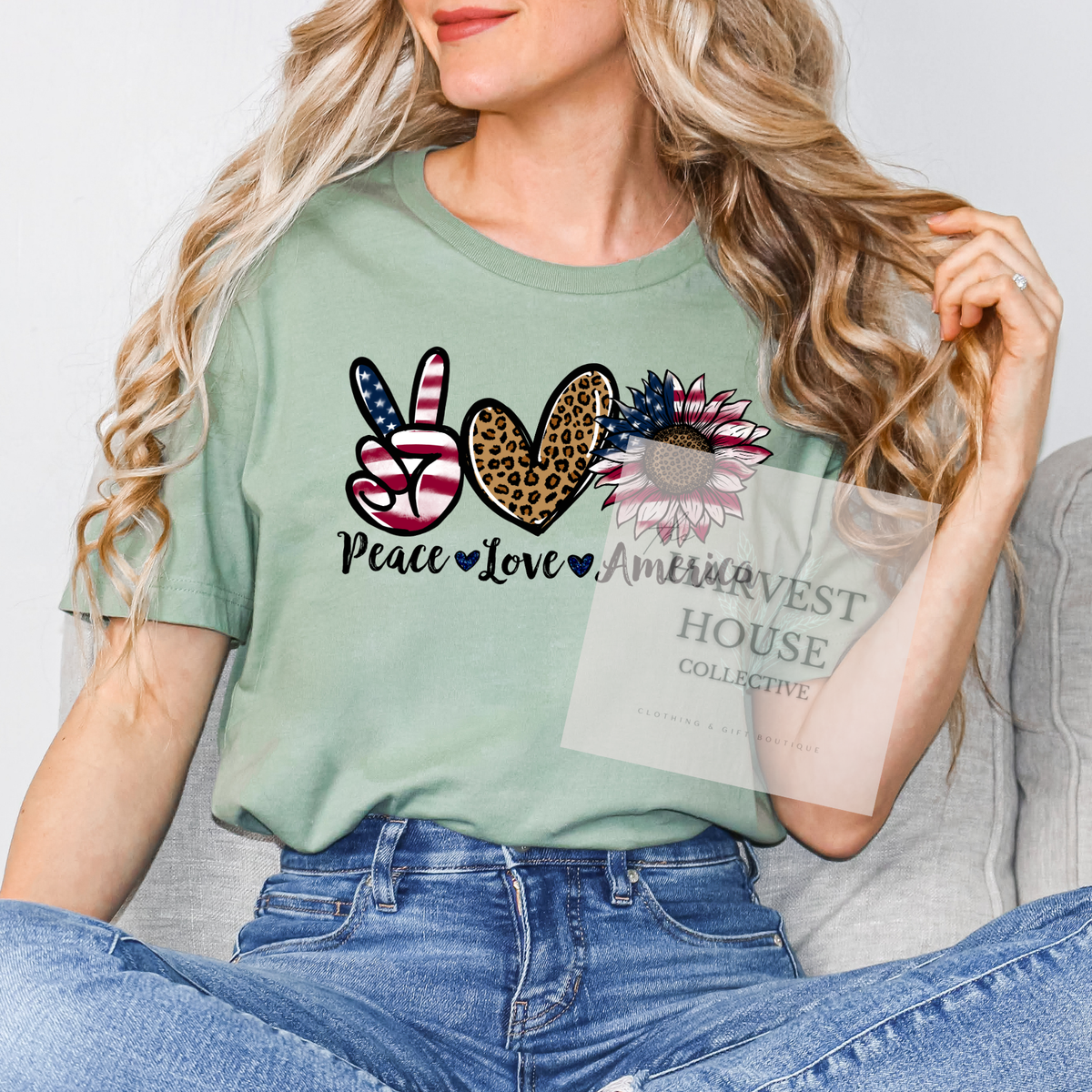 Peace Love America Shirt