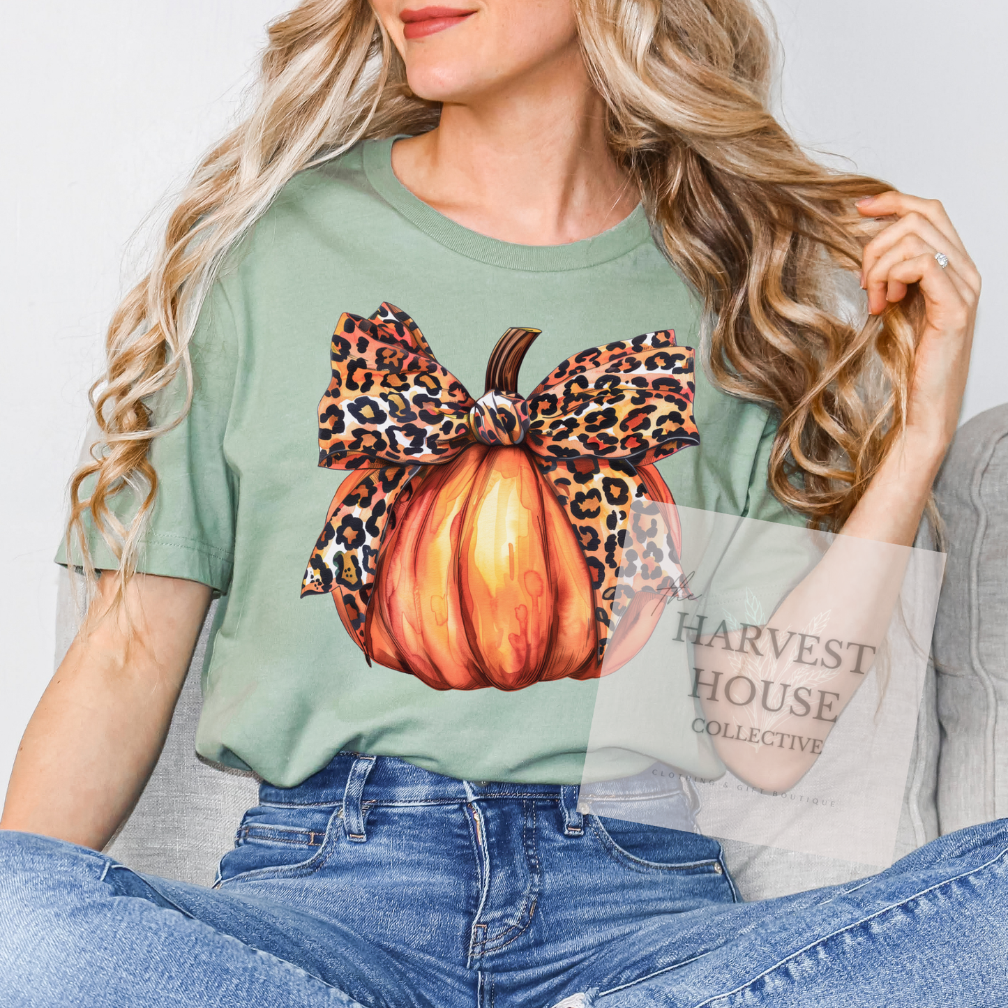 Leopard Pumpkin Tee