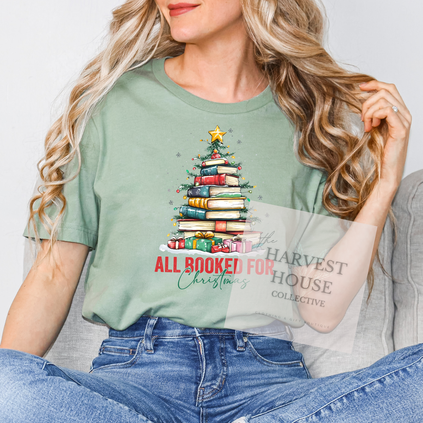 All Booked For Christmas Shirt