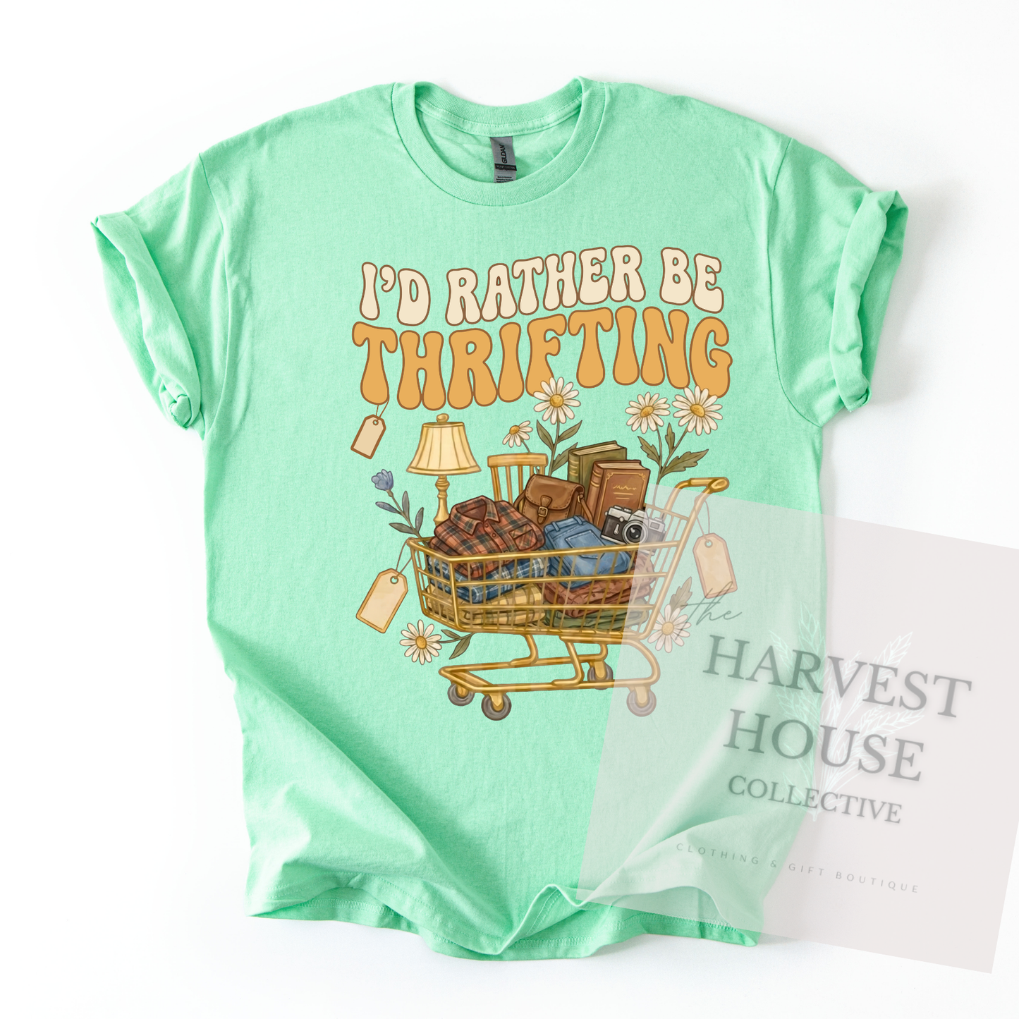 I'd Rather Be Thrifting Bella Canvas Tee