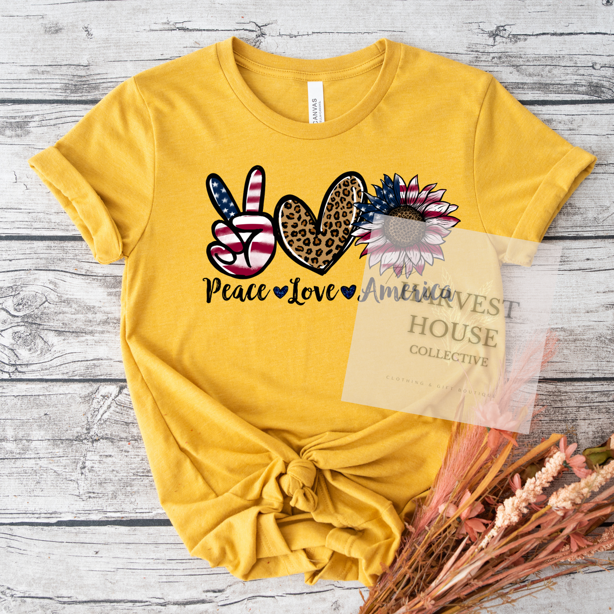Peace Love America Shirt