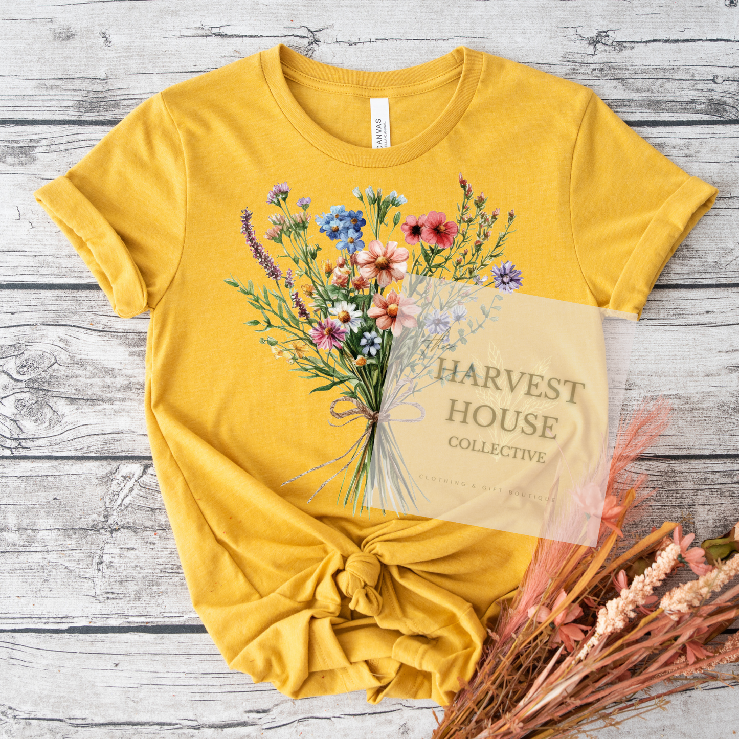 Floral Bouquet Bella Canvas Tee