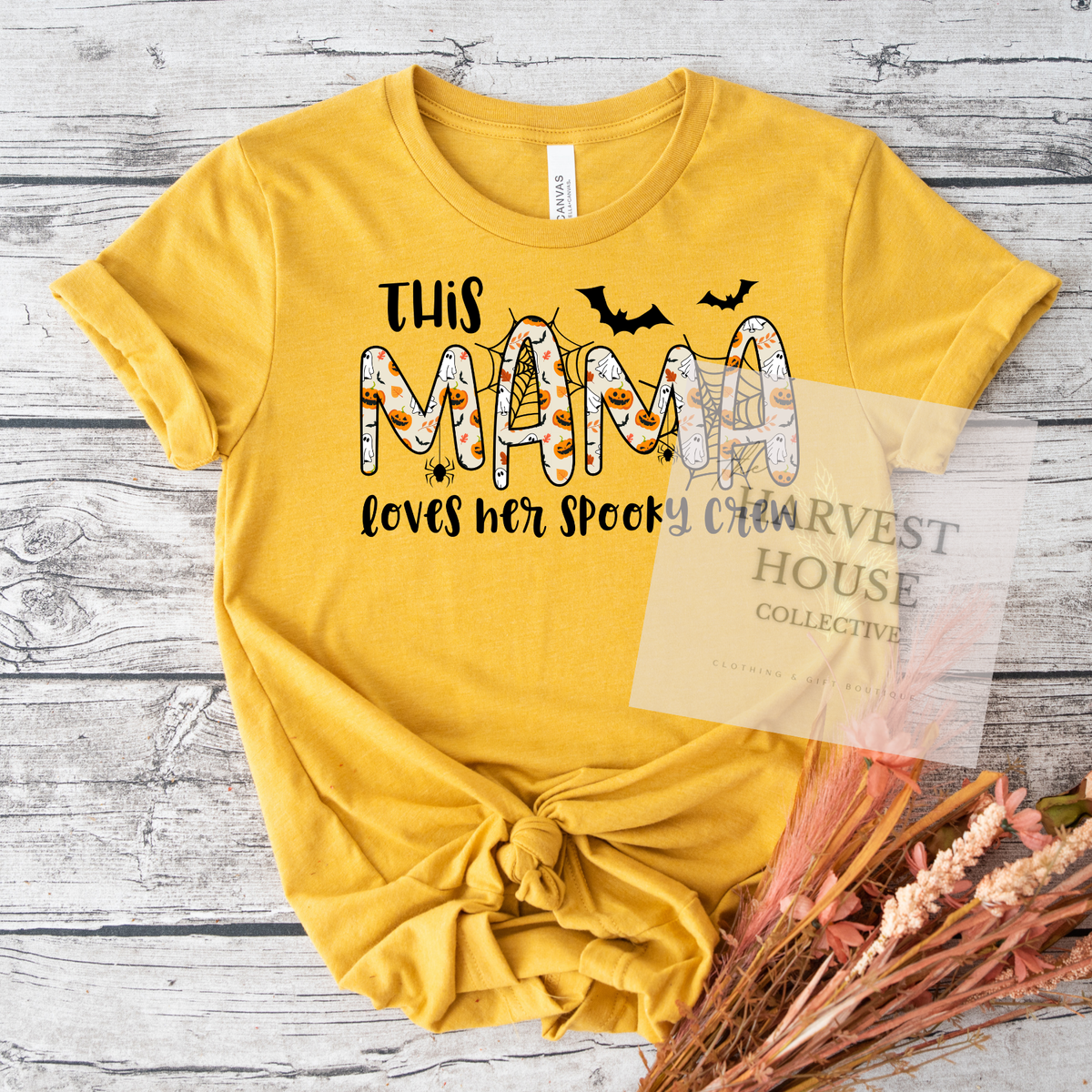 This Mama Loves Her Spooky Crew Tee