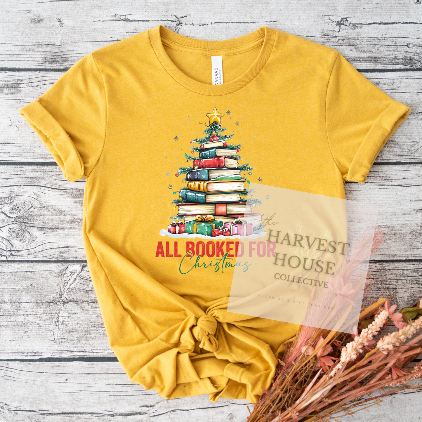 All Booked For Christmas Shirt