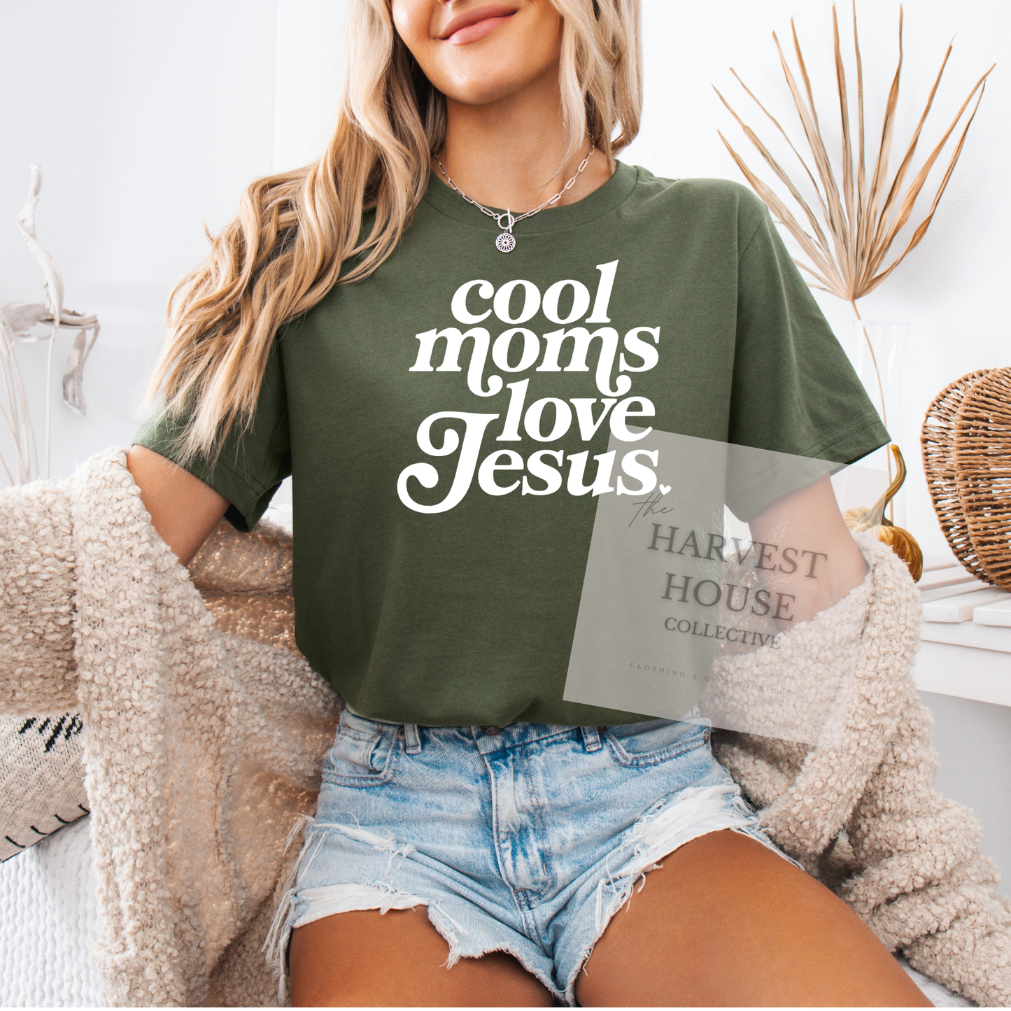 Cool Moms Love Jesus Tee