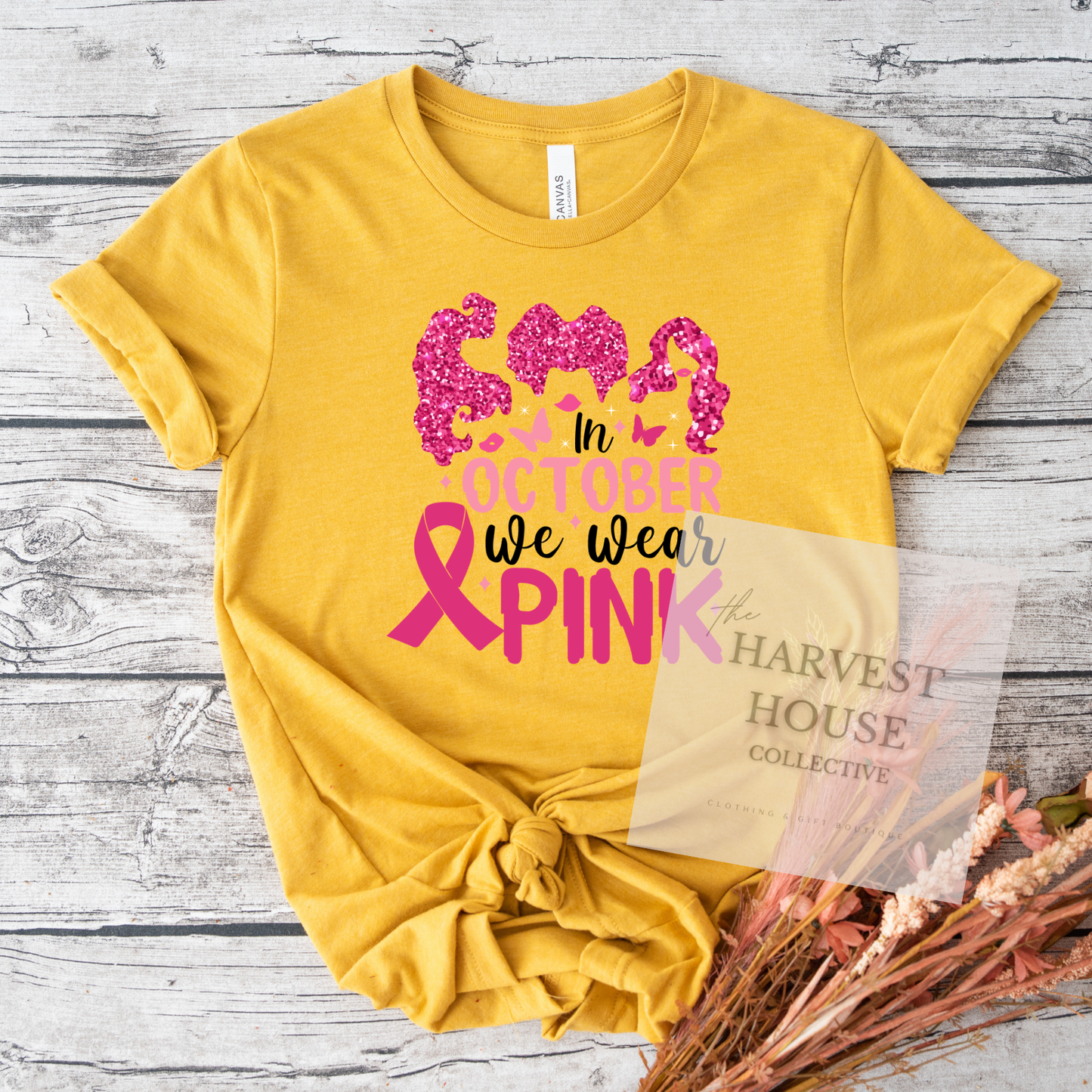 We Wear Pink Bella Canvas Tee